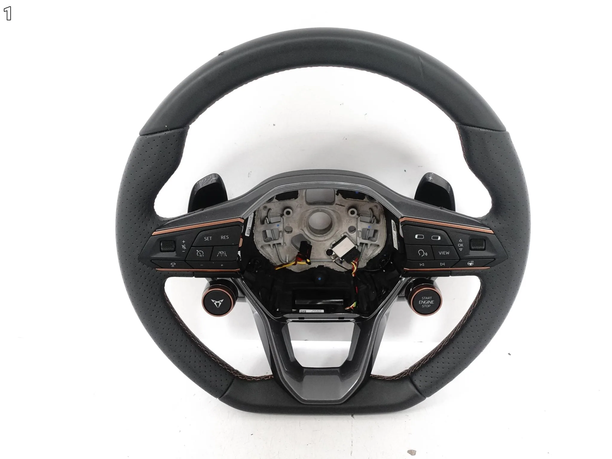 CUPRA LEON 5FA FORMENTOR 5FF KIEROWNICA WIELOFUNKCYJNA SKÓRA ŁOPATKI XEY f8720f2b4c89eb21b7d15543568380a5