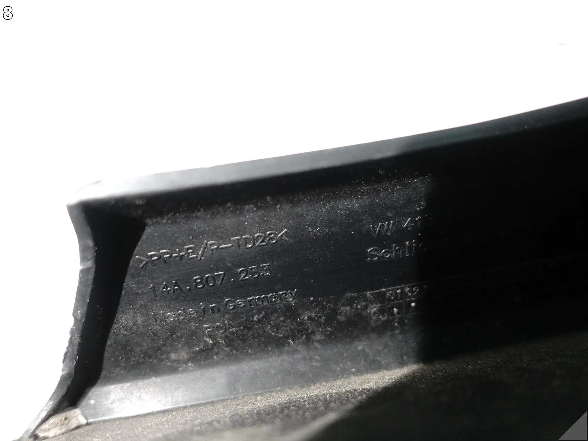 VW ID7 ID.7 14A 23- KIEROWNICA POWIETRZA WLOT ŚLIZG ZDERZAK PRZÓD LEWA 2fbb15bf9b4007ff691db9b5664bb639