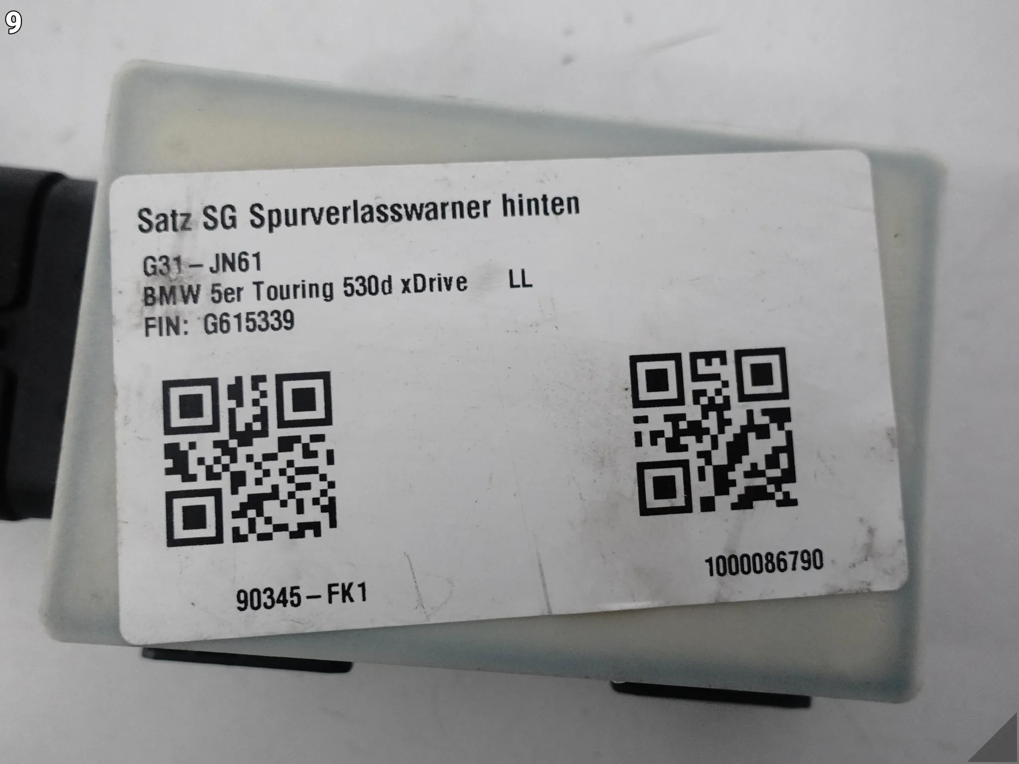 BMW 5 G31 G32 M5 F90 7 G11 G12 X3 G01 X4 G02 MODUŁ RADAR CZUJNIK PASA RUCHU 991a75604bf20a20a3c7d8c0f1164b50