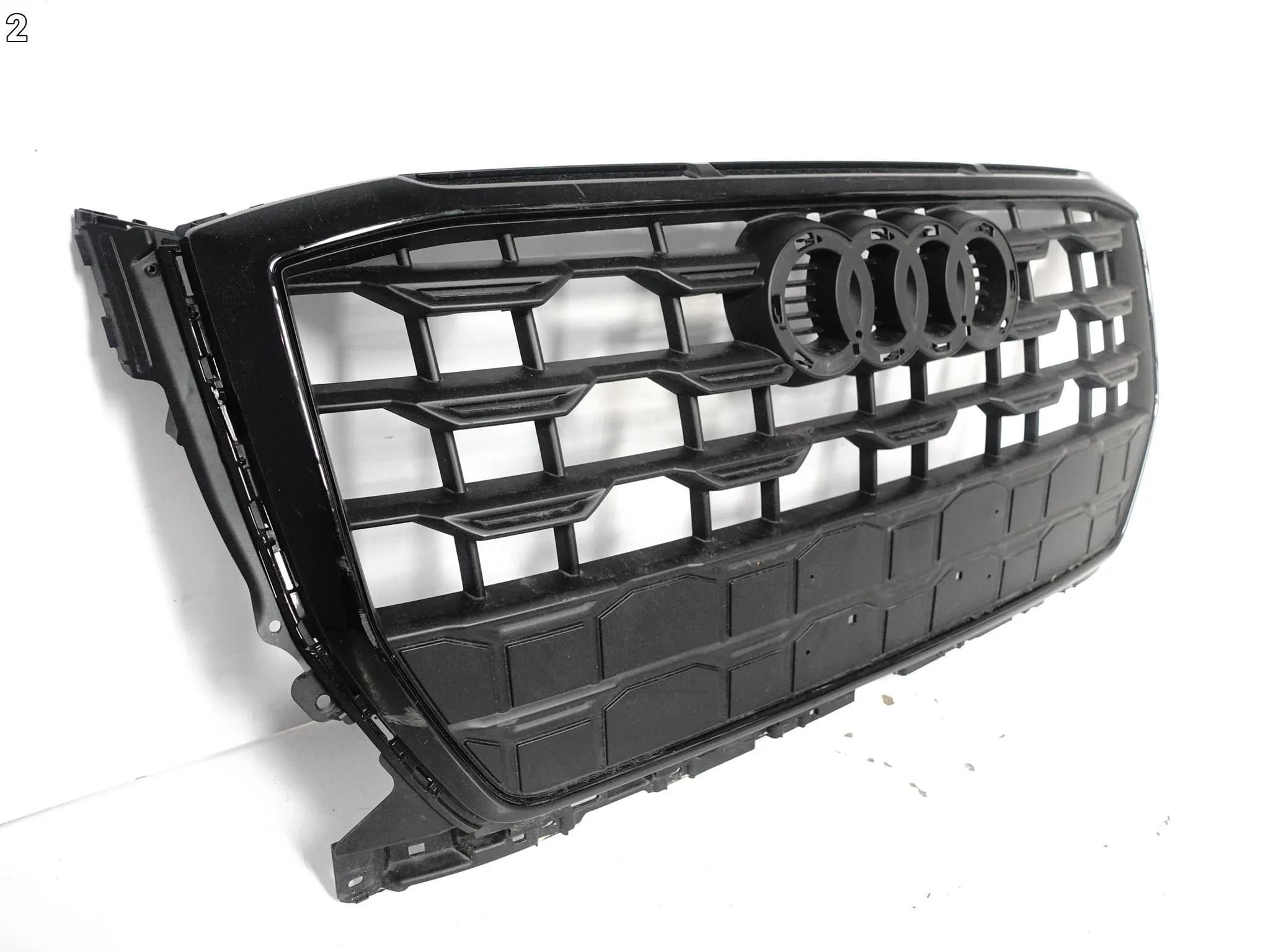 AUDI Q2 81A LIFT FL S-LINE 20-26 GRILL ATRAPA KRATKA W ZDERZAK PRZÓD BLACK 825a45eb05b1c19c9139d4a2b2d036b8