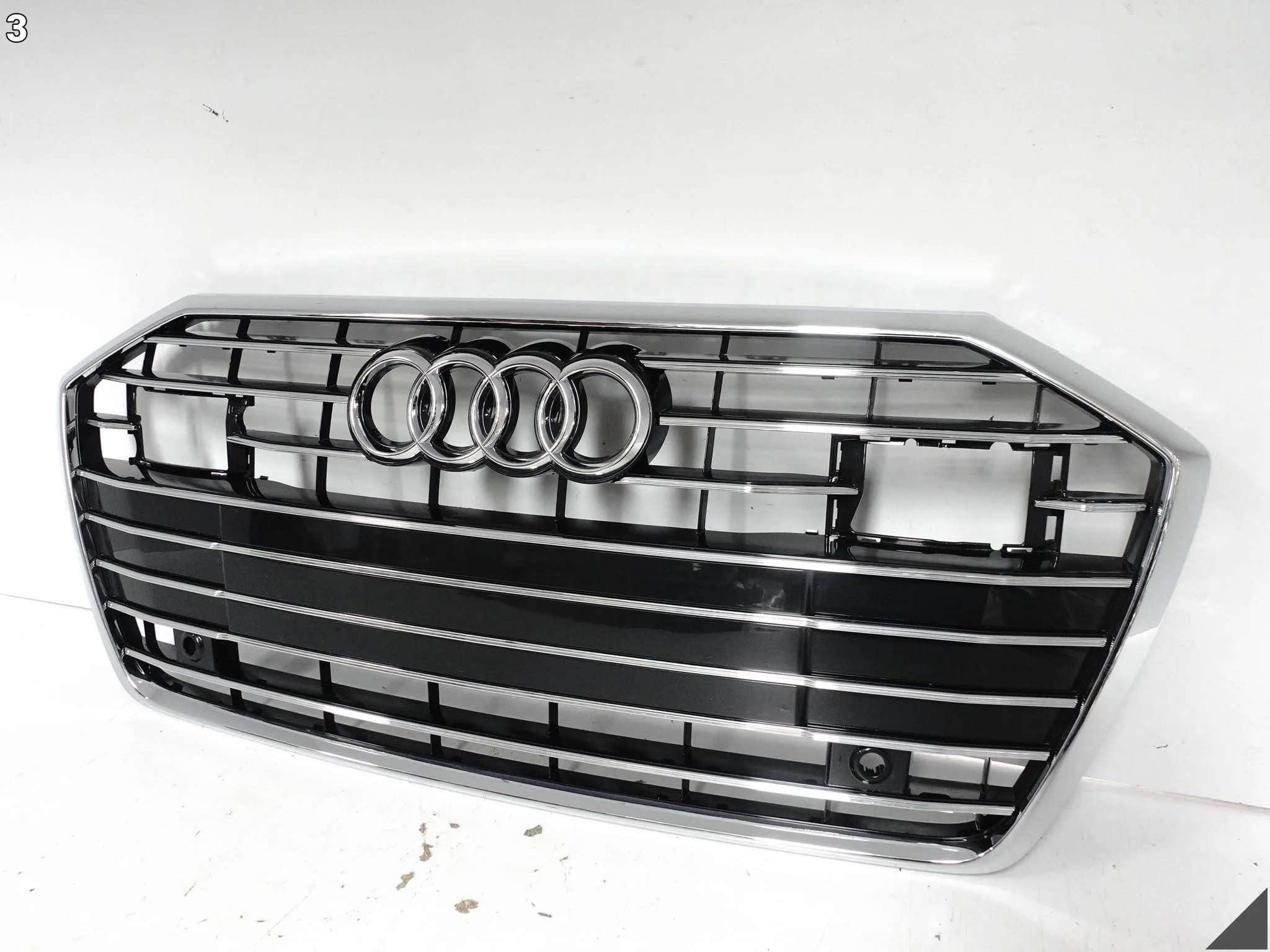 AUDI A6 S-LINE C8 4K0 18-23 GRILL ATRAPA KRATKA WLOT W ZDERZAK PRZÓD CHROM 772677d1fc4b363a1660cf5221caa6c2