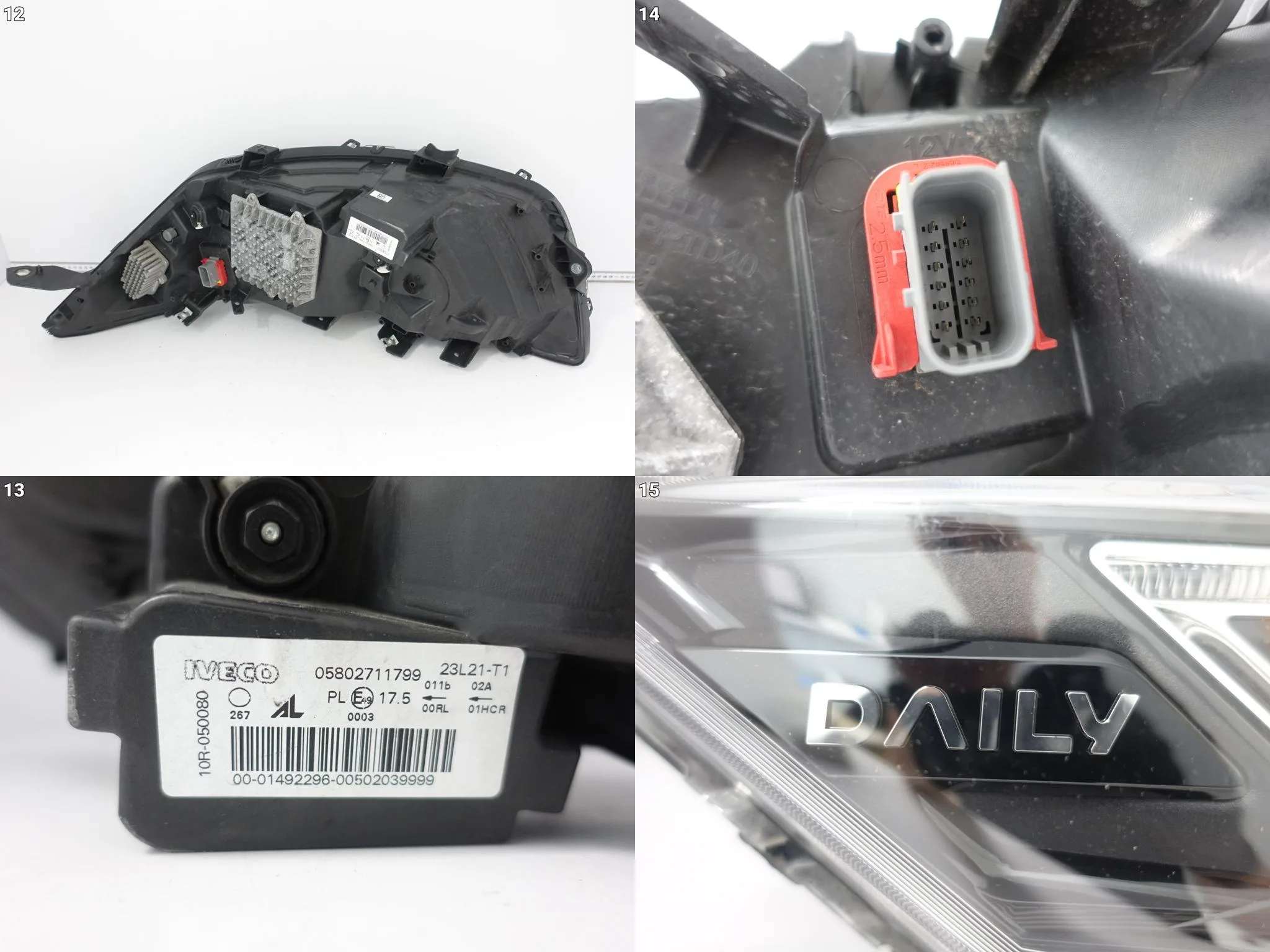 IVECO DAILY IV III LIFT 19- LAMPA FULL LED PRAWA PRZÓD EUROPA + MODUŁY 00be2b93c33a04ad7aff521033fc512f