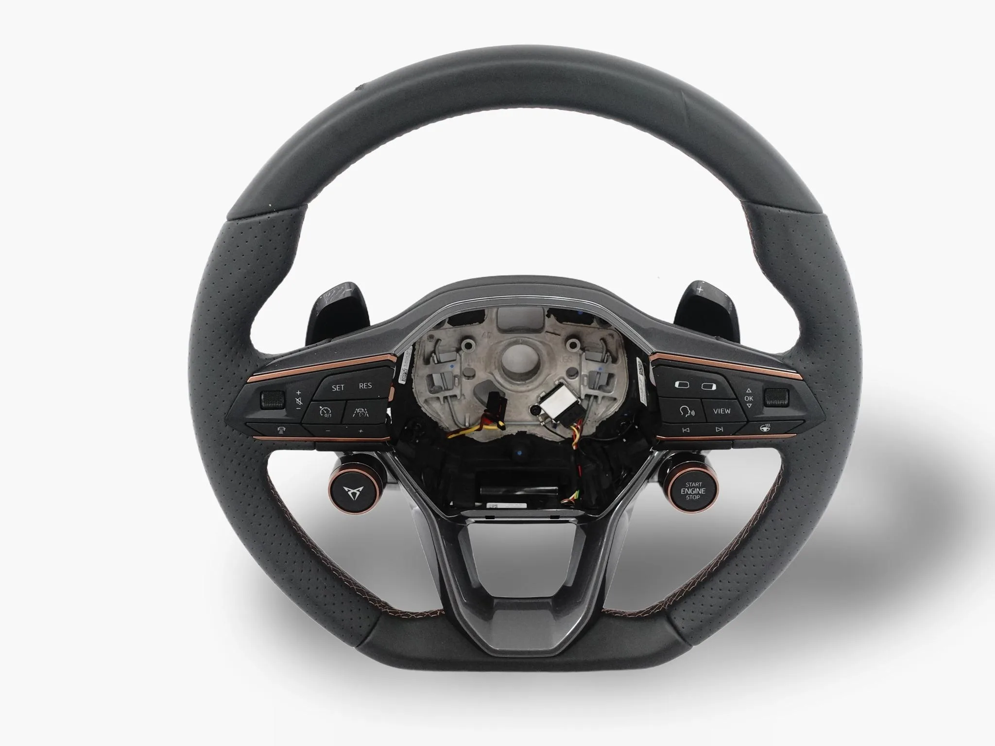 CUPRA LEON 5FA FORMENTOR 5FF KIEROWNICA WIELOFUNKCYJNA SKÓRA ŁOPATKI XEY 56087a4ad5724504aa14f50f615a2764