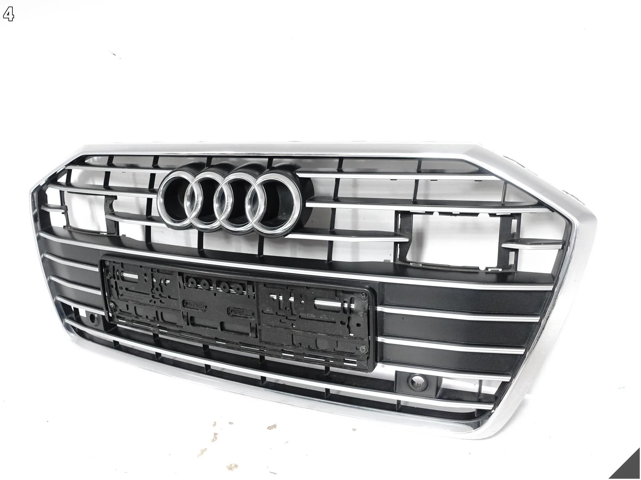 AUDI A6 S-LINE C8 4K0 18-23 GRILL ATRAPA KRATKA WLOT W ZDERZAK PRZÓD CHROM 9433a3b455ed5da9c9b2364ccf37f9ab