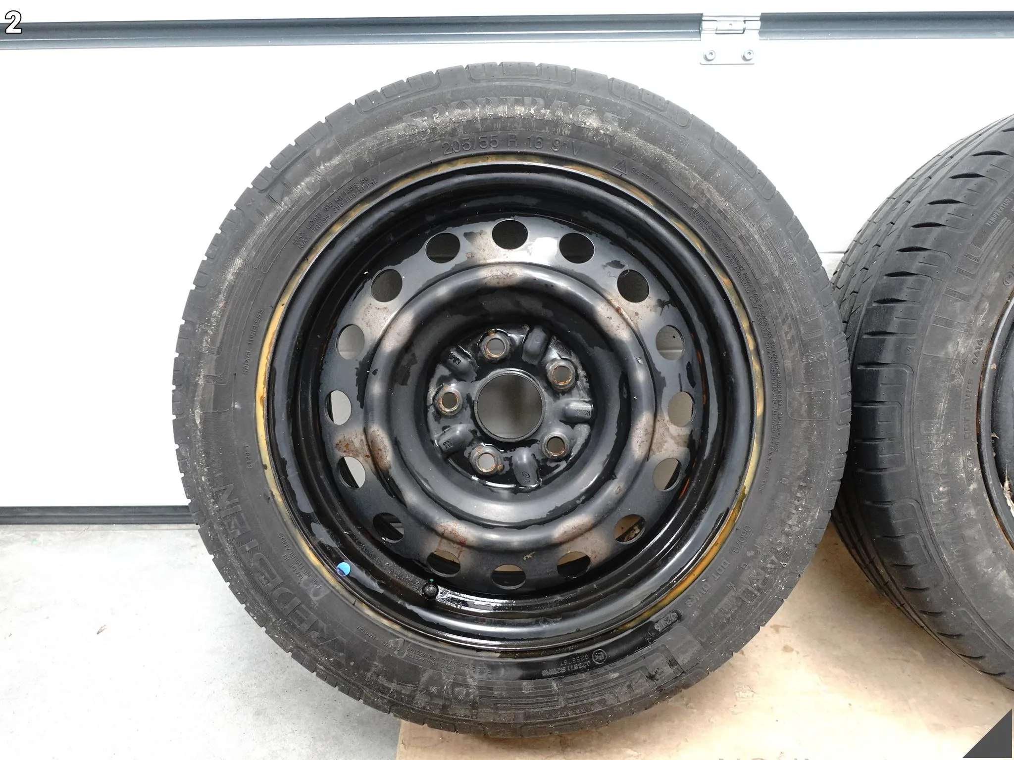VW AUDI SEAT FELGI STALOWE 6,5×16 ET45 OPONY VREDESTEIN 205/55 6,9MM 2016r ab92d60bba49976dcddf17a0543a2086