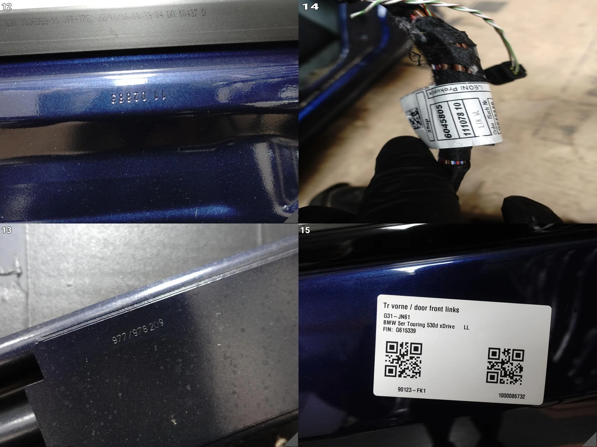 BMW 5 G30 G31 M5 F90 LCI LIFT 17-23 DRZWI PRZÓD LEWE MEDITERRAN BLAU C10 93a02c4009e846594aac270232ce9d47