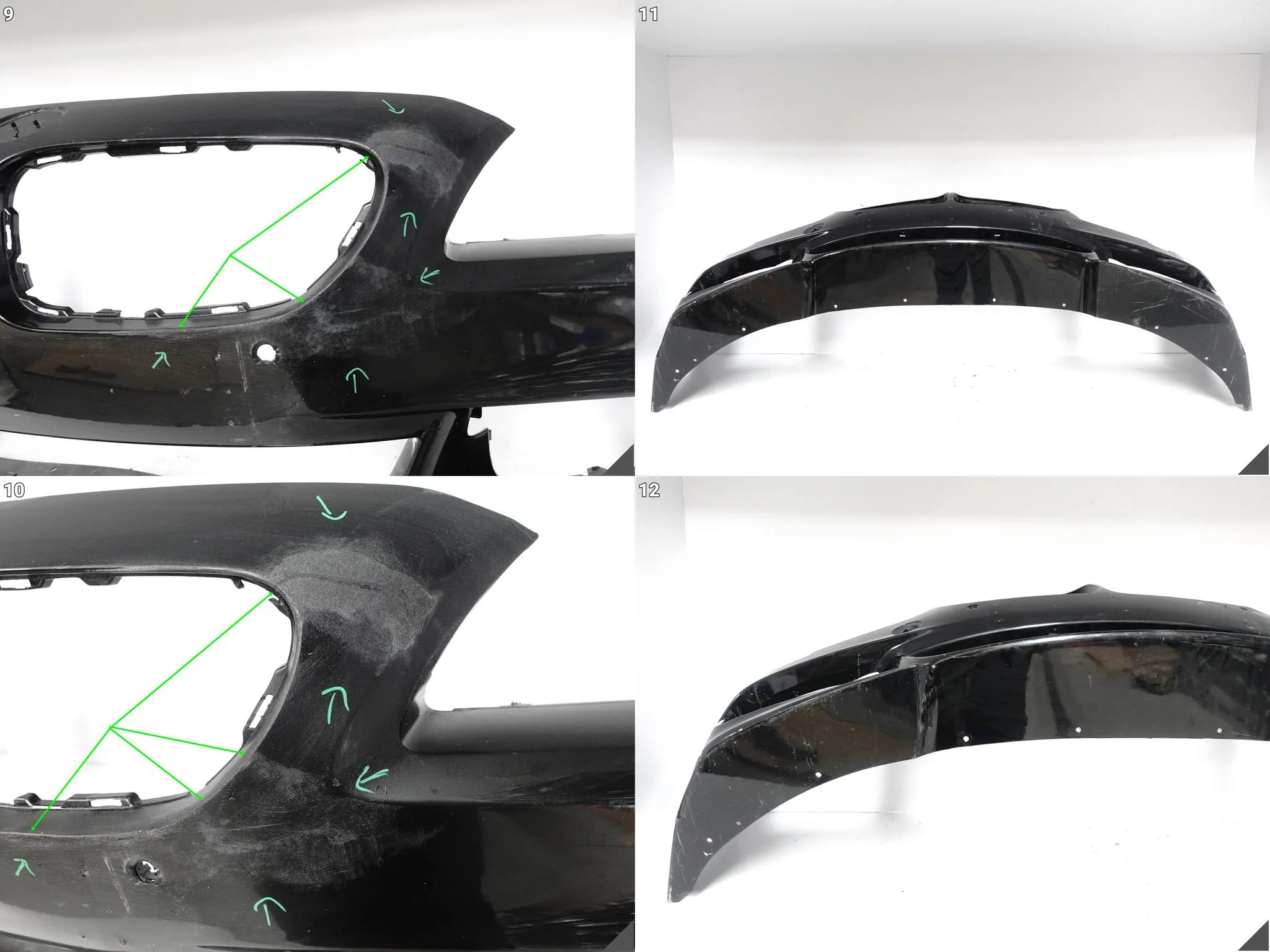 BMW 6 F12 F13 F06 M-PAKIET MSP LCI 10-18 ZDERZAK PRZÓD ( SPRYSKI 4xPDC ) 61489805f68c2fc1cae6edd8131e280f