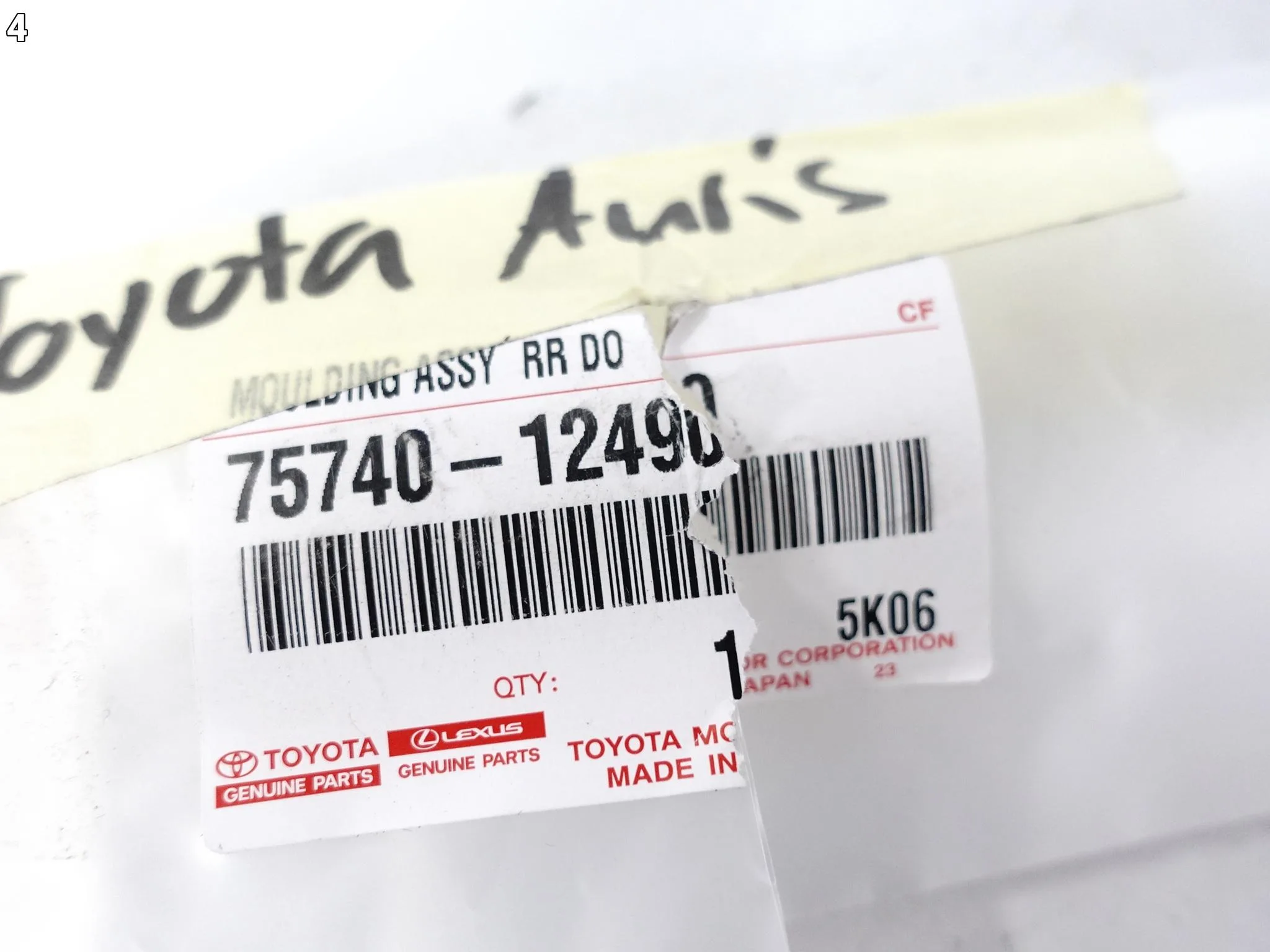 TOYOTA AURIS II 2 E18 12-18 LISTWA ZGARNIAJĄCA SZYBY DRZWI TYŁ LEWA CHROM fa854e5cea0179b53c6921cbc5f649f8