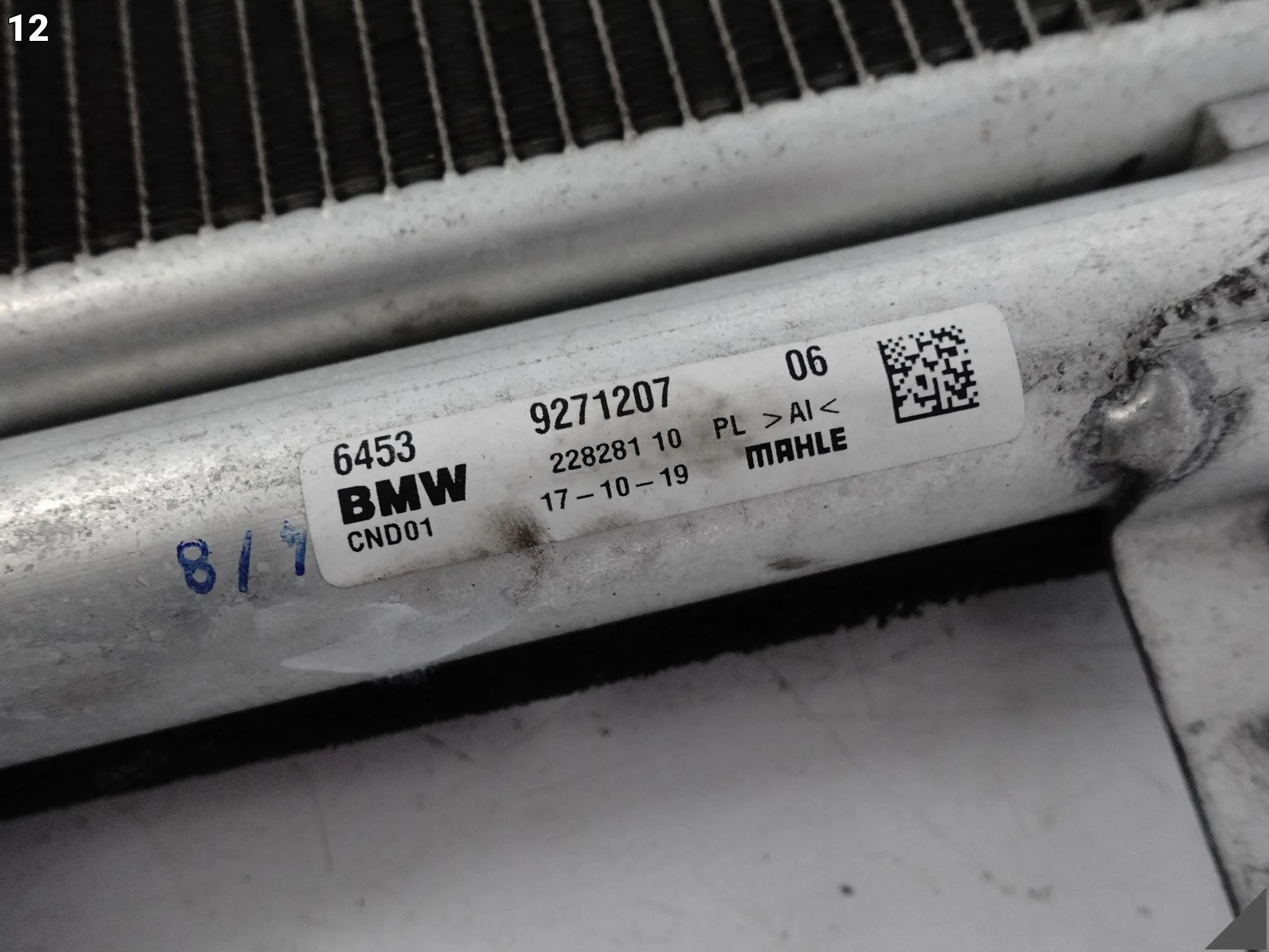 BMW F39 F40 F44 F45 F46 F48 MINI F60 CHŁODNICA KLIMATYZACJI KLIMA SKRAPLACZ a2f121736bebc50dd6980fbc473161e6