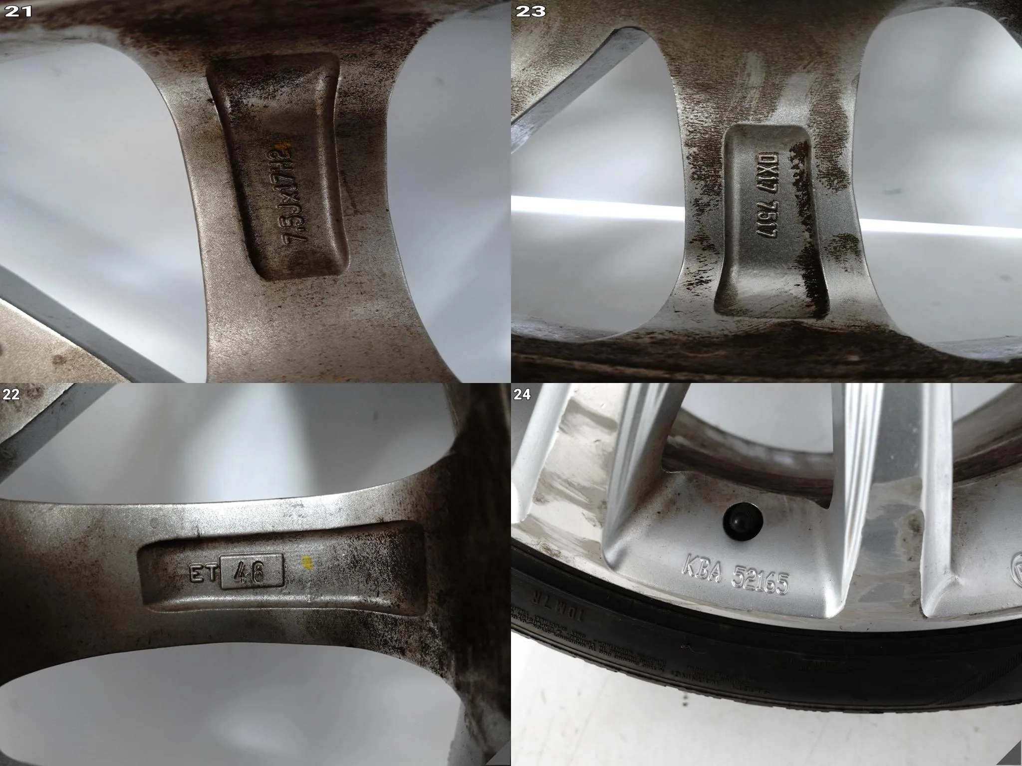 AUDI VW SEAT OXXO FELGI 7,5×17 ET46 5×112 OPONY GOODYEAR 225/45R17 24R 8MM c573164c0e79c0e624e70993ec0e561e