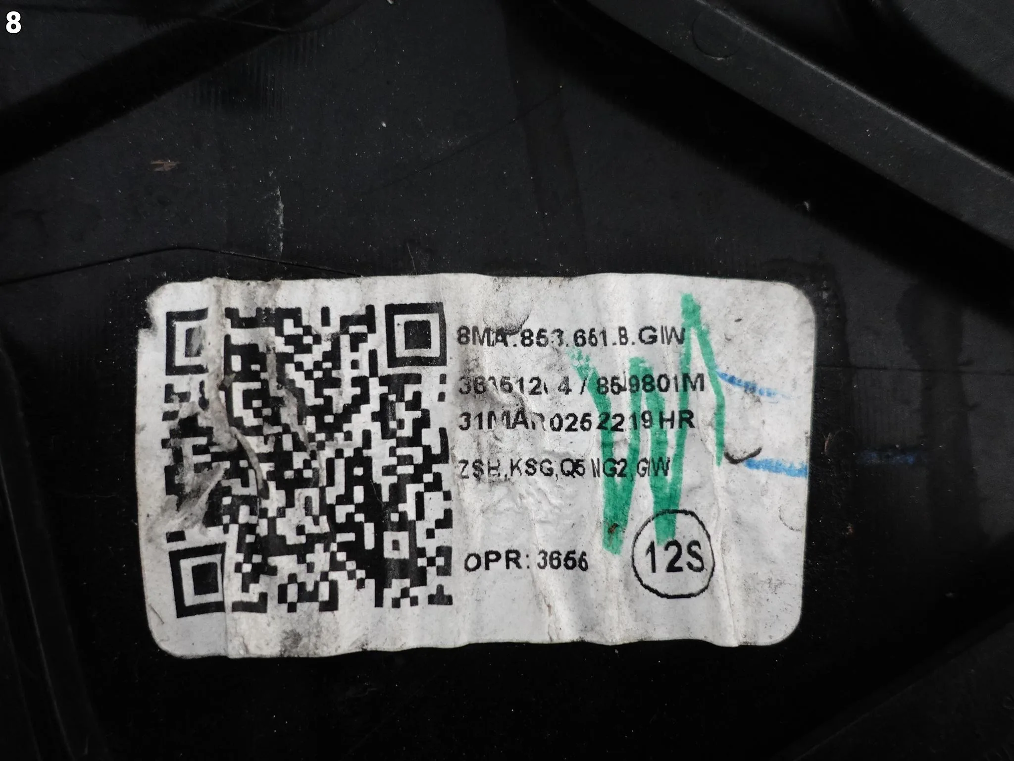 AUDI Q5 III 8MA GU S-LINE 25- GRILL ATRAPA KRATKA W ZDERZAK PRZÓD BLACK 3814990a80ab0282f7c2491de6f76ba5