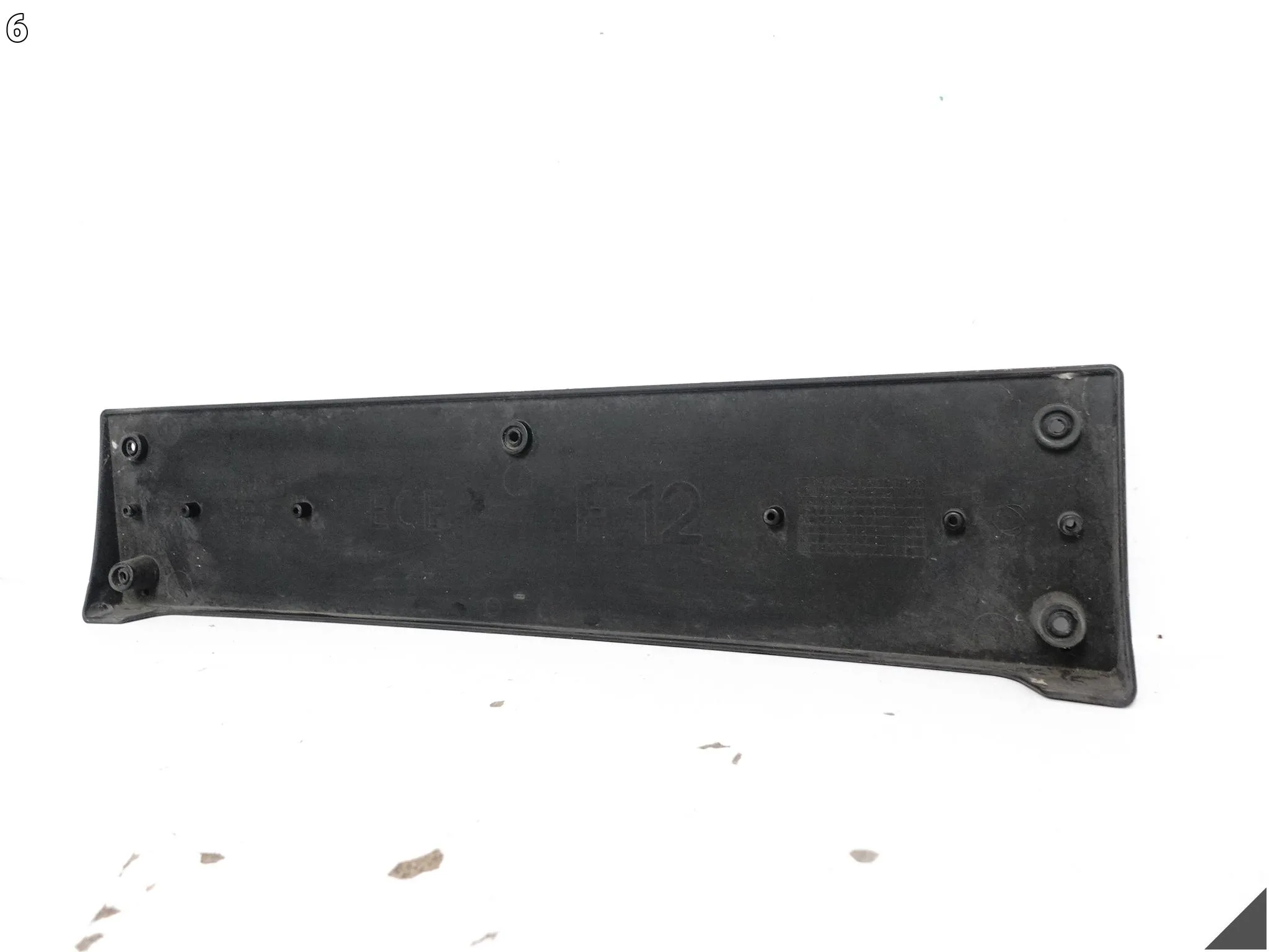 BMW 6 F12 F13 F06 M-PAKIET MSP 10-18 PODSTAWA TABLICY REJESTRACYJNEJ PRZÓD 98245613e379bfcc563b46ea0ec4f677
