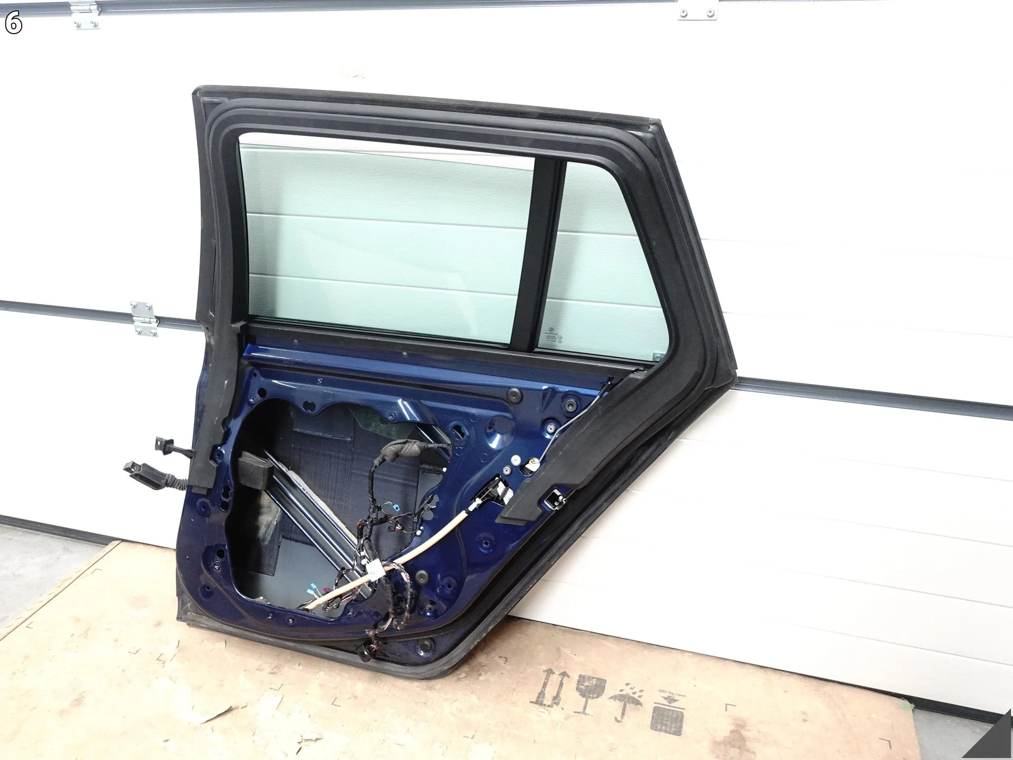 BMW 5 G31 TOURING LIFT 17-23 DRZWI TYŁ PRAWE + SZYBA MEDITERRAN BLAU C10 6b04c8dfcc737df7b3f00641b025b836