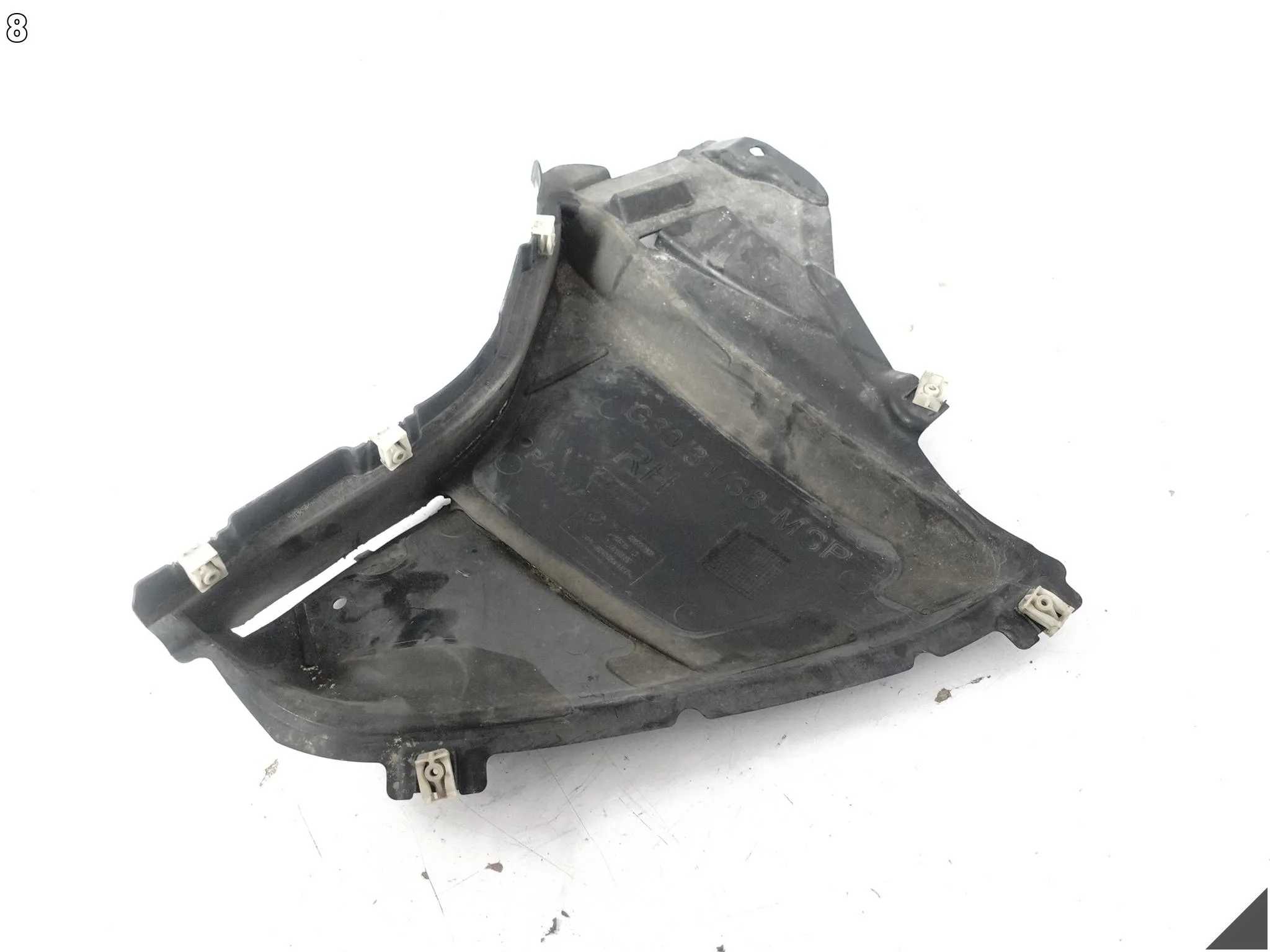 BMW 5 G31 G30 M-PAKIET MSP 17-20 DOLNA OSŁONA TRÓJKĄT NADKOLE PRZÓD PRAWA ace79e6008448e317855f31f908b12c1