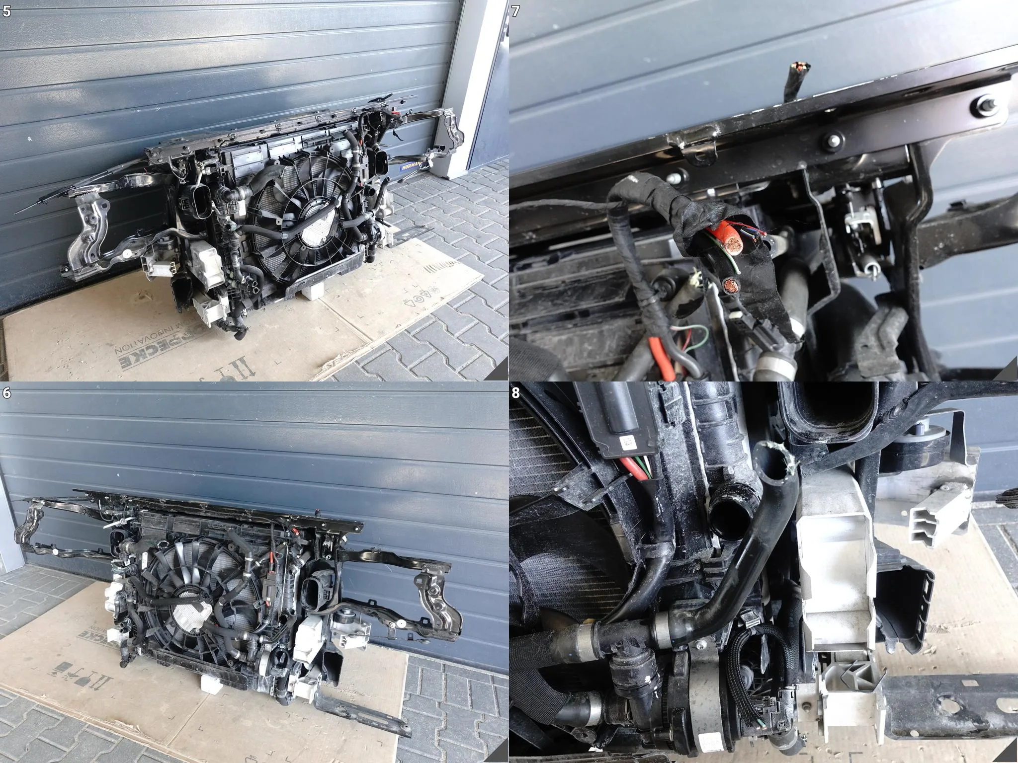 BMW XM G09 XM Label Red 23- WZMOCNIENIE PAS CHŁODNICE WENTYLATOR DEMONTAŻ 7223dc27db01c9e37147b1414751cb1e