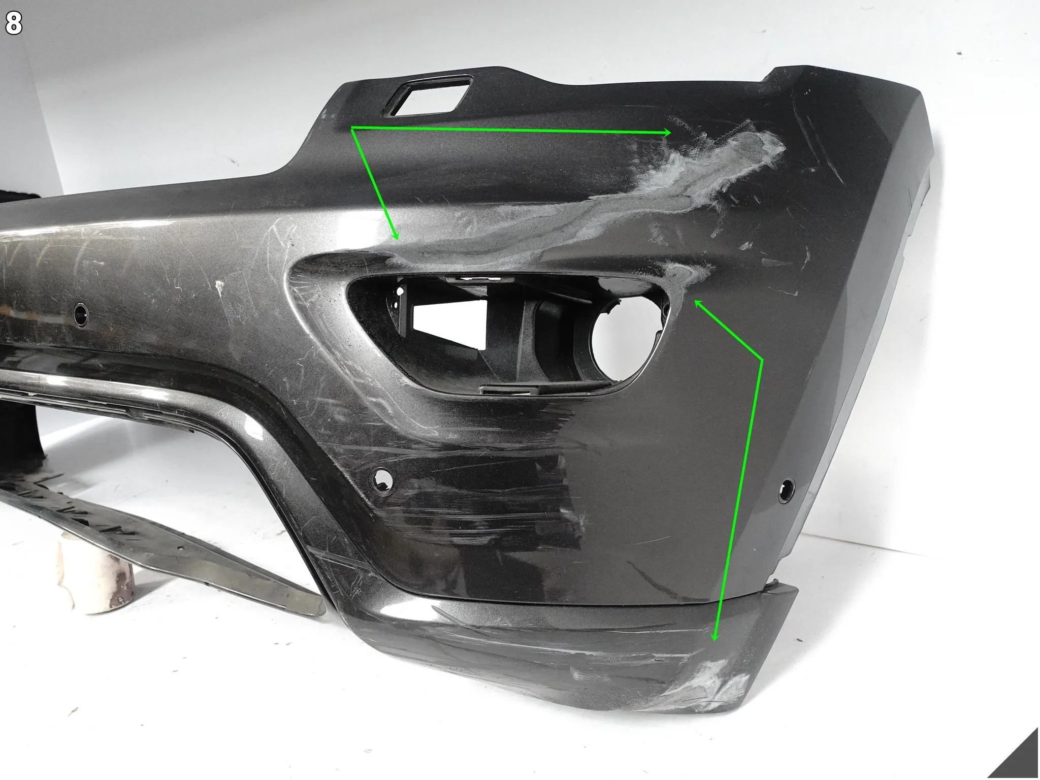 JEEP GRAND CHEROKEE WK2 LIFT 17-22 ZDERZAK PRZÓD + SPOILER (6xPDC SPRYSKI) 6805f3264f392f9240f5f216c65a6183