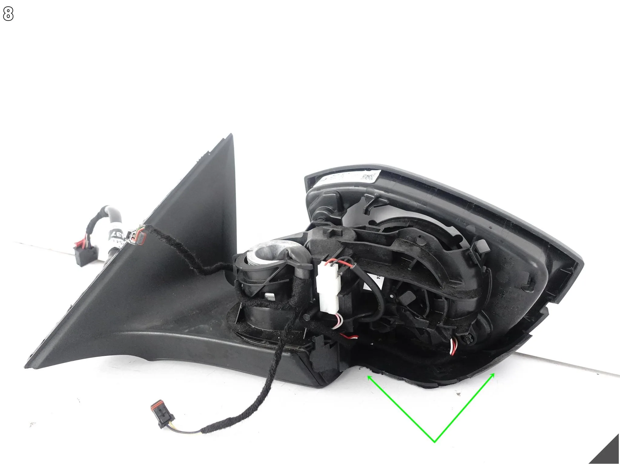 SKODA OCTAVIA IV 4 5E3 19- LUSTERKO ZEWNĘTRZNE LEWE STELAŻ RAMIĘ 12 PIN EU a9eb4d4790191b28120aeaba09f44f25