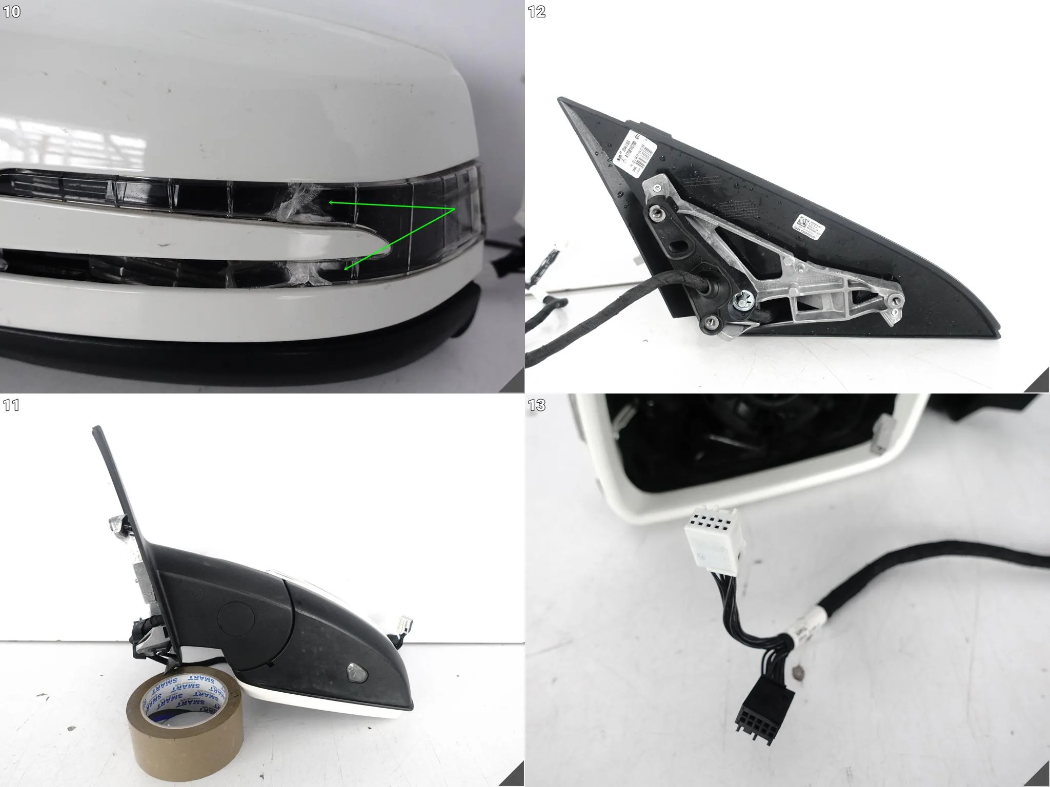 MERCEDES A-KLASA W176 LIFT 12-18 LUSTERKO ZEWNĘTRZNE LEWE 10+10=20 PIN EU 9be835ba58c4b0bdf48724ca50f1eee8