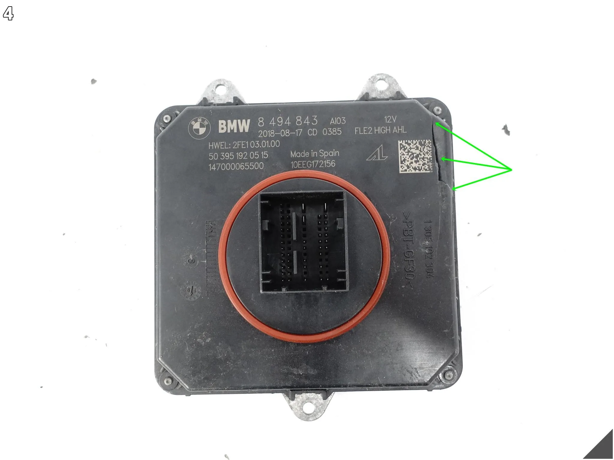 BMW 3 F30 F31 M3 F80 4 F32 F33 M4 F82 2 F22 MODUŁ STEROWNIK LAMPY LED PRZÓD e469a059e17b4247514cb091c41a9133