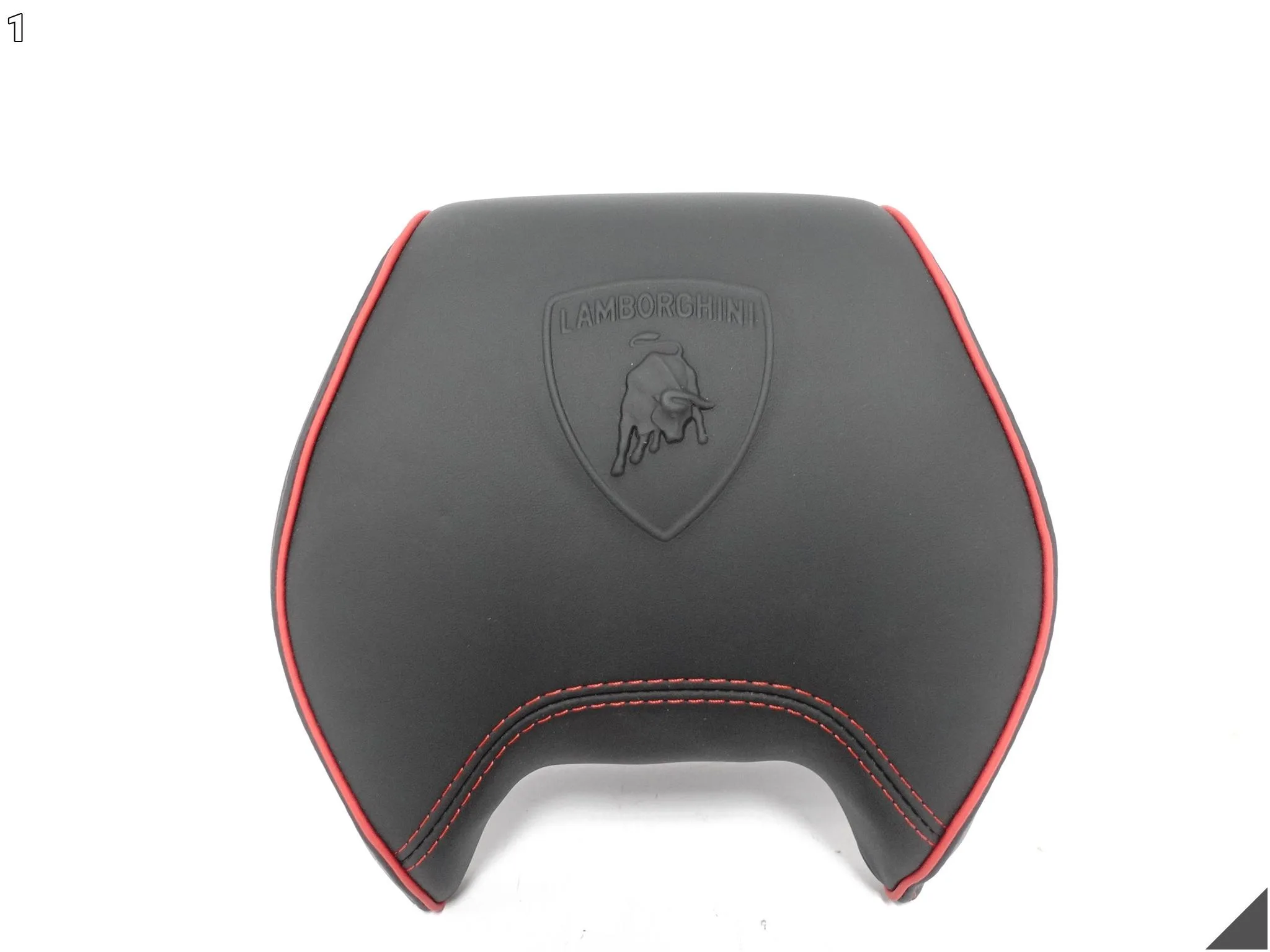 LAMBORGHINI AVENTADOR HURACAN FOTEL ZAGŁÓWEK CZERWONA NIĆ SKÓRA 2528438704b14ea1ce1b9fd1395136b6
