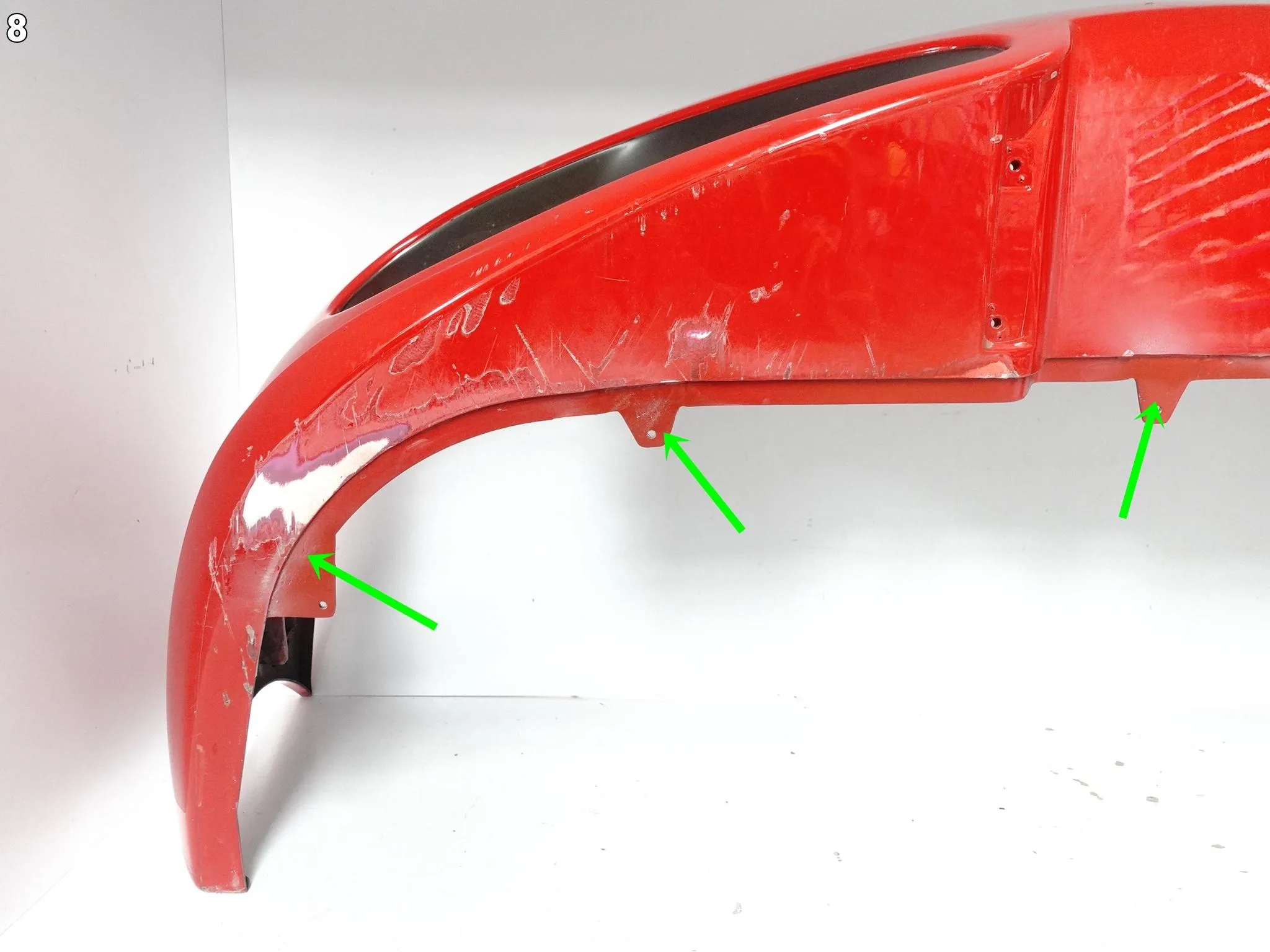 FERRARI F430 430 SPIDER COUPE 04-09 ZDERZAK BUMPER PRZÓD (SPRYSKI) 192e9d6358b8e278542392d94d2f1d07