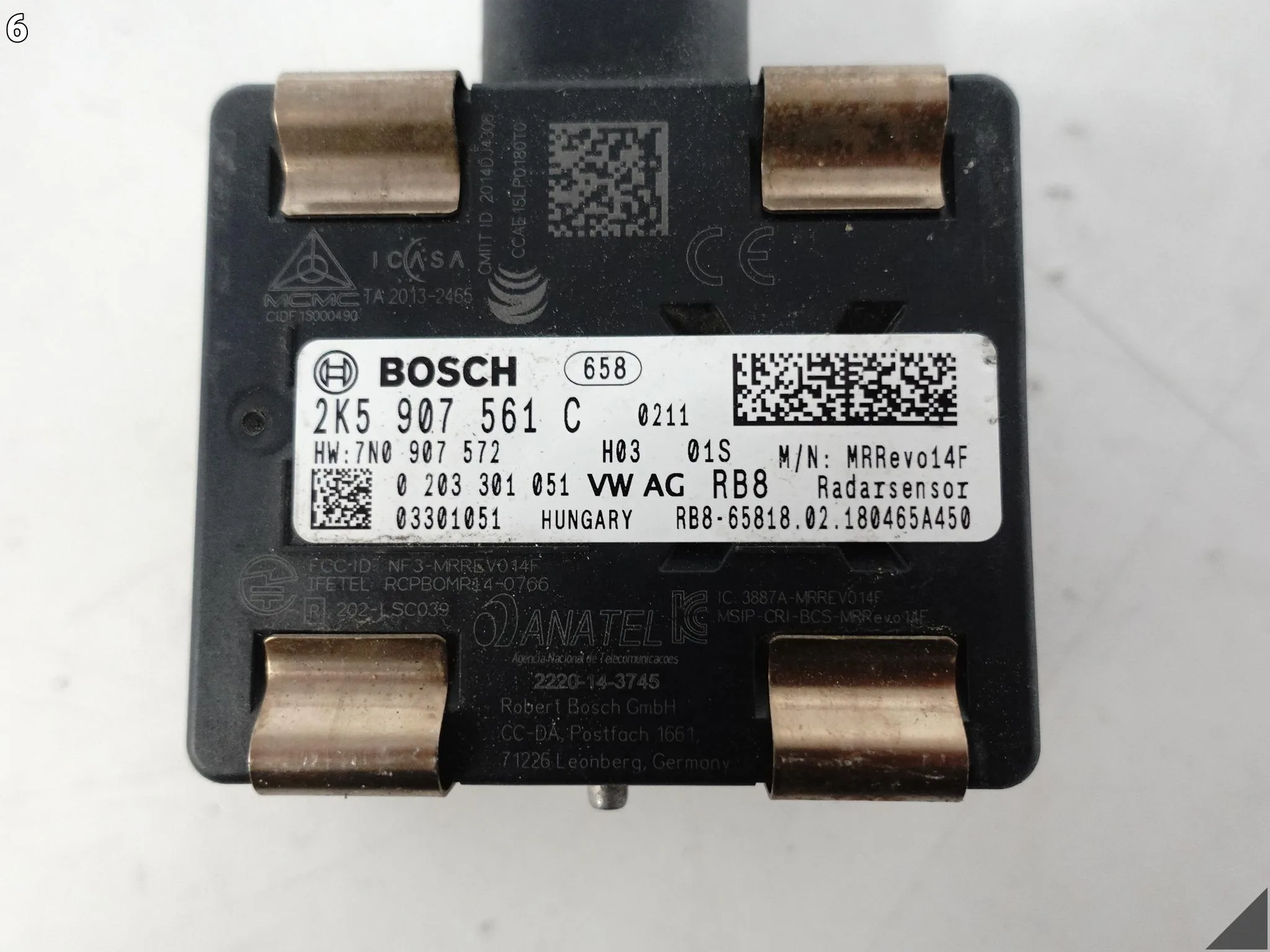 VW CADDY 2K5 2K1 LIFT 15-20 RADAR SENSOR DISTRONIC ACC ZDERZAK PRZÓD d6d91338e9d01ba882806c79c5b38984