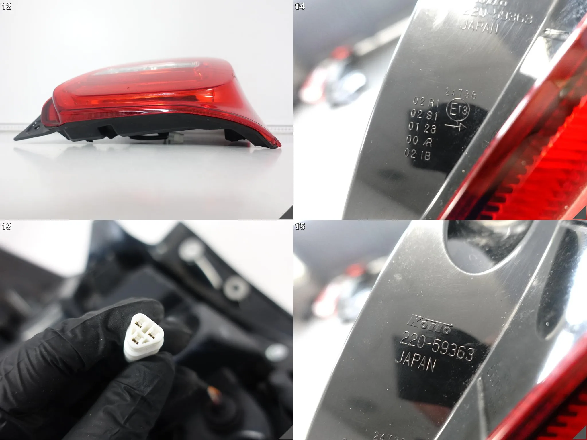 SUZUKI SWIFT MK8 VI 17-24 LAMPA LED W BŁOTNIK PRAWA TYŁ EU 220-59363 072b067853ee6431e46c7fab924a0509