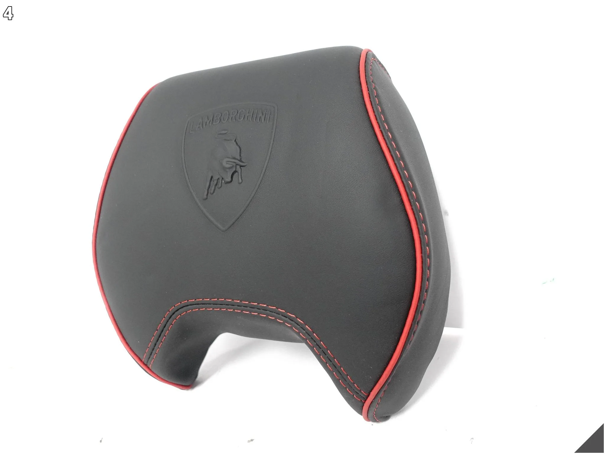 LAMBORGHINI AVENTADOR HURACAN FOTEL ZAGŁÓWEK CZERWONA NIĆ SKÓRA 653fb9723551942742bff61477d3c849