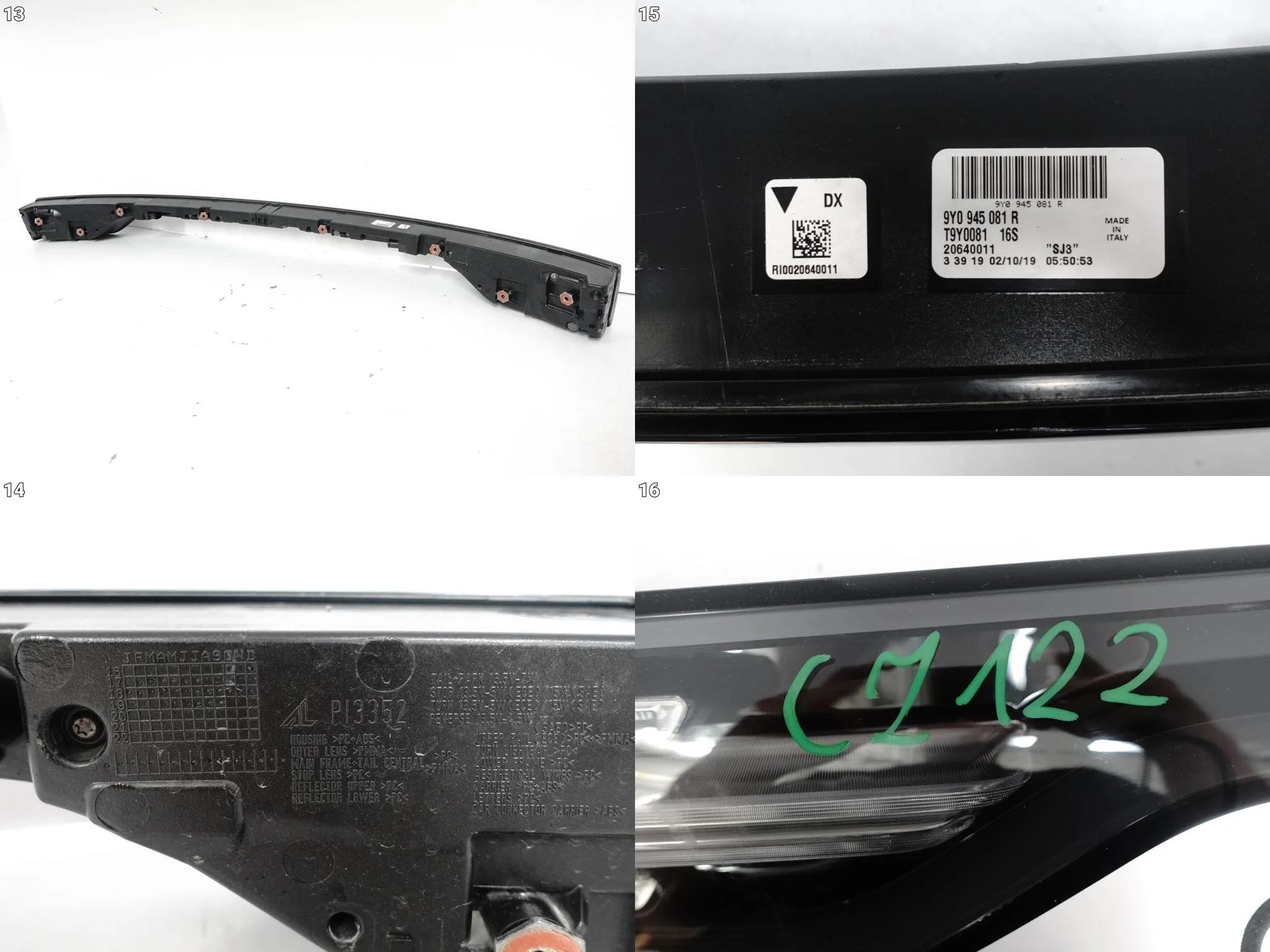 PORSCHE CAYENNE III E3 9Y0 18- LAMPA LED BLENDA KLAPA POKRYWA TYŁ EU CIEMNA 3ae5d9addb50accc4206b636d08ac2a6