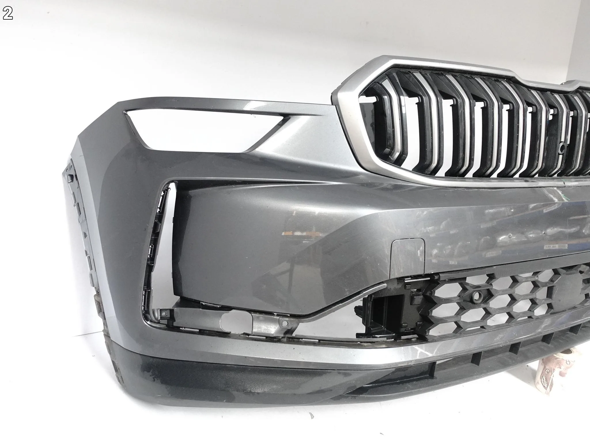 SKODA KODIAQ II 2 57H 24- ZDERZAK BUMPER GRILL SPOILER ATRAPA PRZÓD (PDC) 4818cab4eda5cd1875132d3429d91699