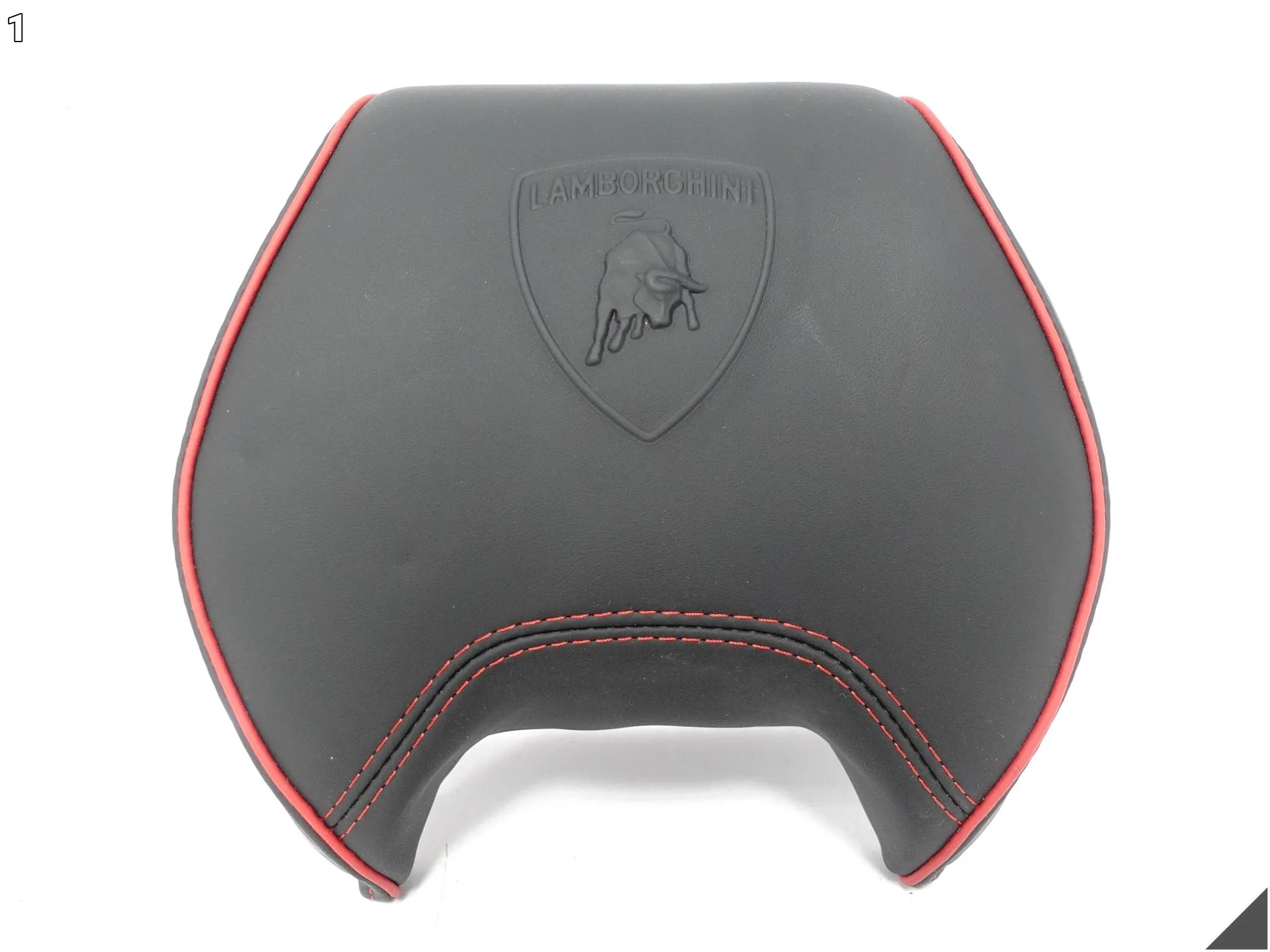 LAMBORGHINI AVENTADOR HURACAN FOTEL ZAGŁÓWEK CZERWONA NIĆ SKÓRA 2cbef0b3fabfd8063909a703fb6f559f