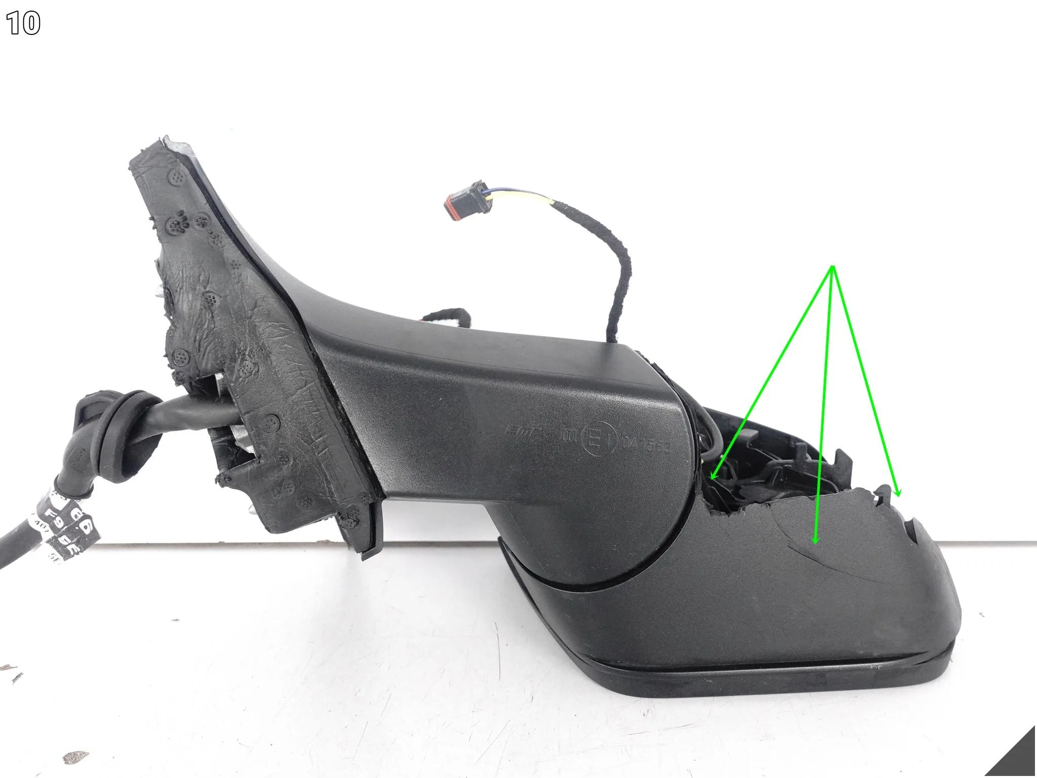 SKODA OCTAVIA IV 4 5E3 19- LUSTERKO ZEWNĘTRZNE LEWE STELAŻ RAMIĘ 12 PIN EU bf7893044930b770a437bfee84a46f34