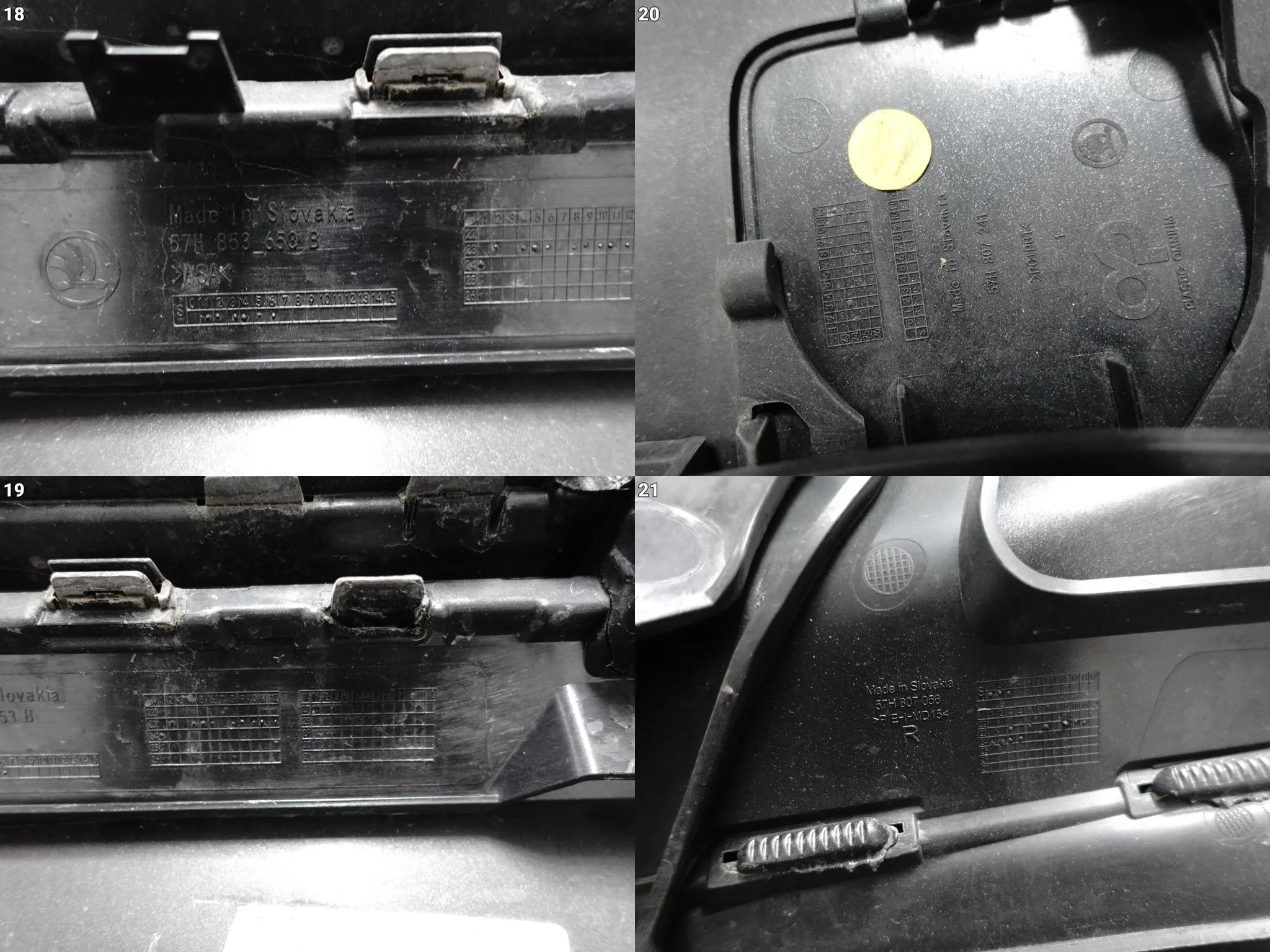 SKODA KODIAQ II 2 57H 24- ZDERZAK BUMPER GRILL SPOILER ATRAPA PRZÓD (PDC) f75a4263b529fbfd5fcb478e36c93c86