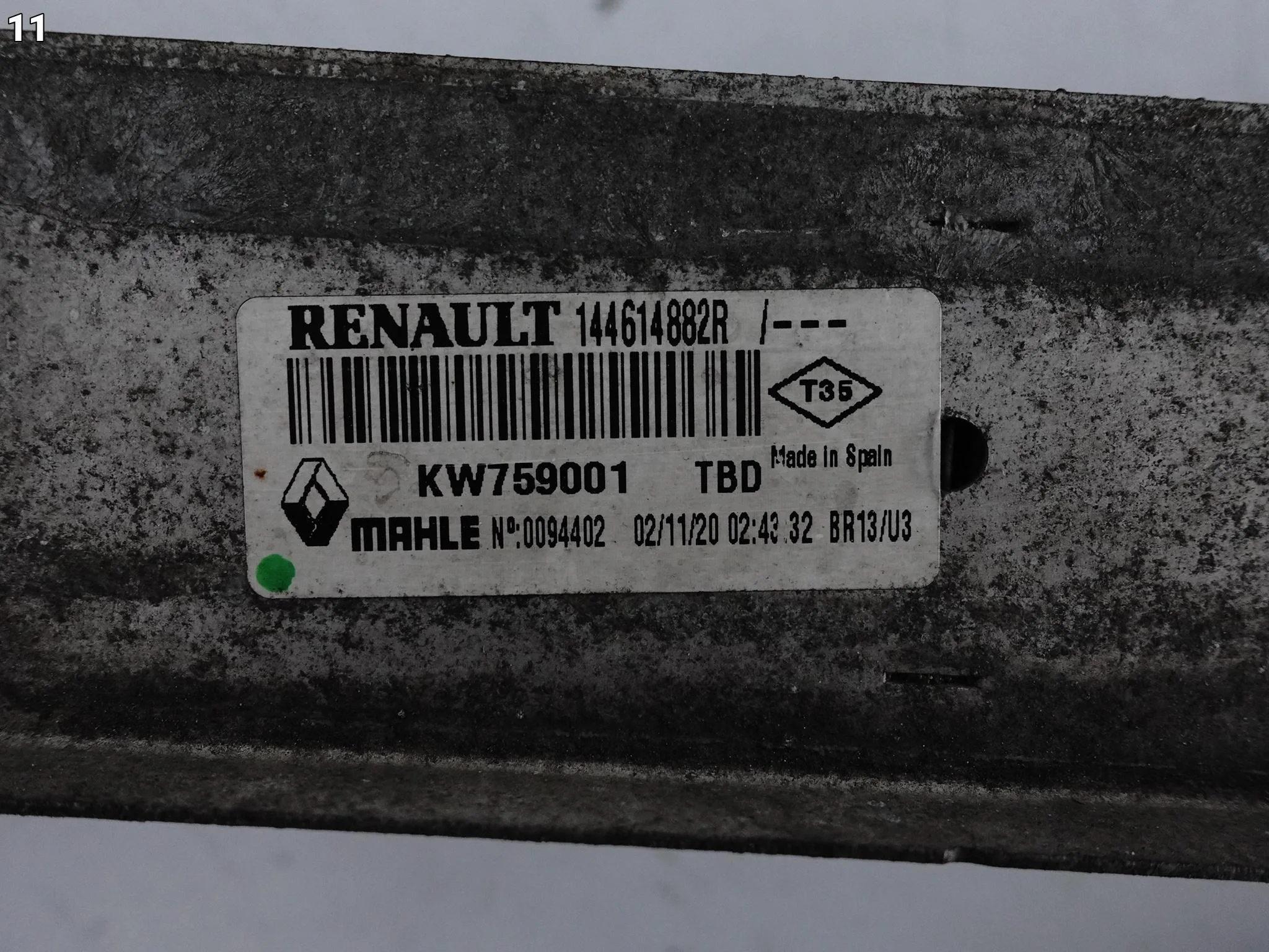 RENAULT TRAFIC III 3 LIFT FIAT TALENTO 19- DODATKOWA CHŁODNICA WODY 2.0 DCI f640c13e1b397f73cbda241d62cc7dcb