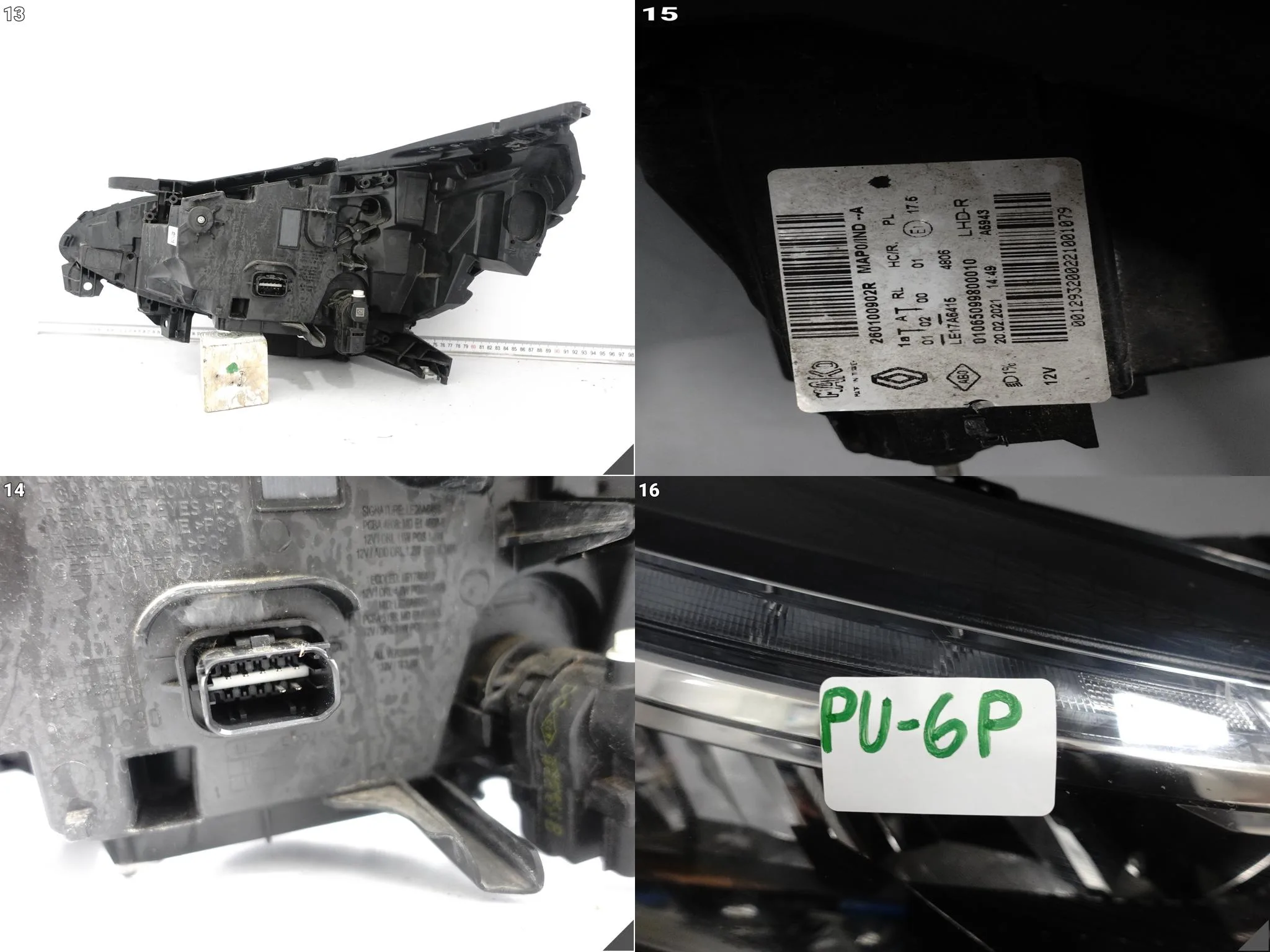 RENAULT CLIO V 5 19-23 LAMPA FULL LED PURE VISION PRAWA PRZÓD EUROPA CZARNA 71da877da2b8d771f2f0e78c4617067b