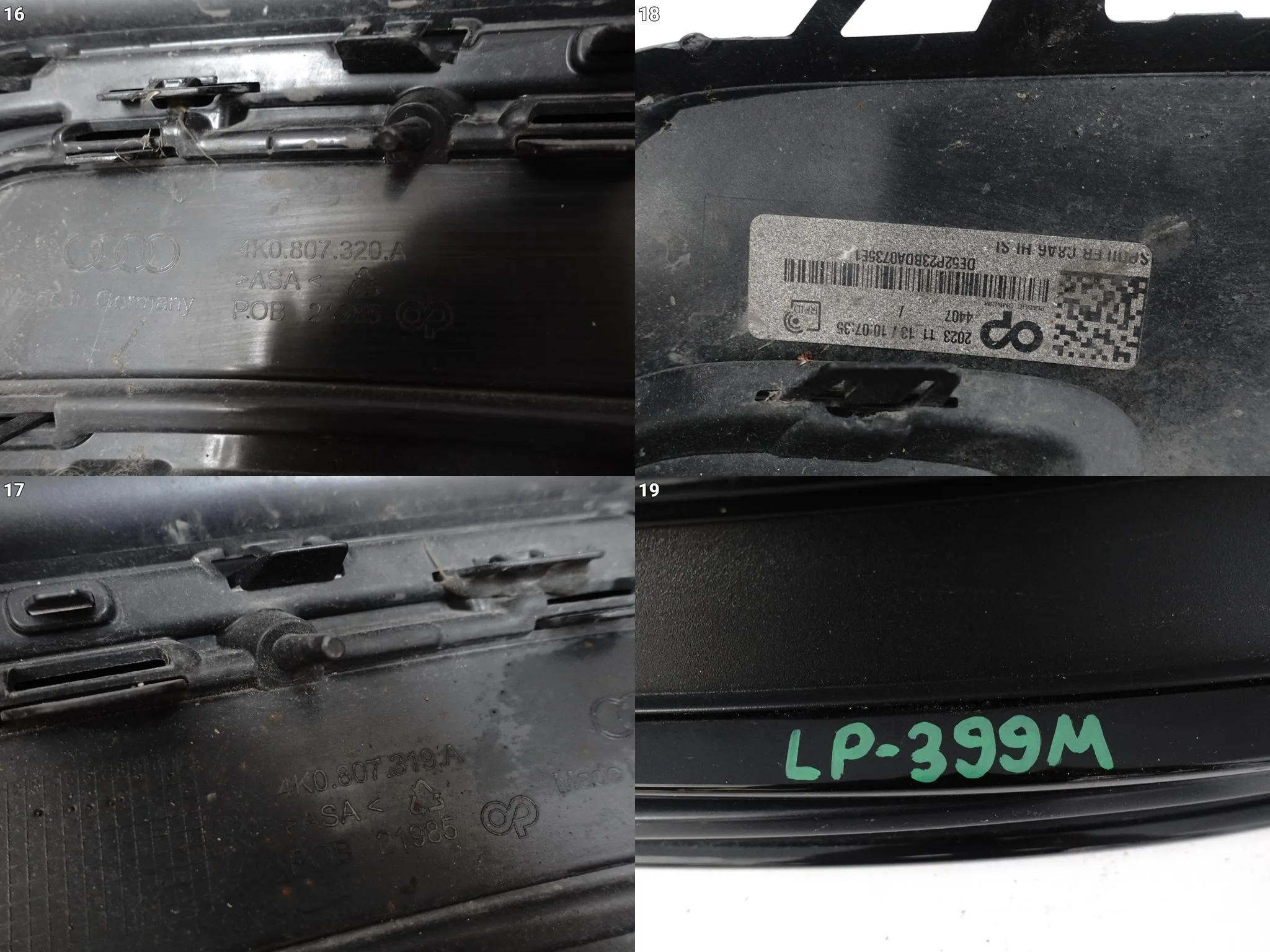 AUDI A6 4K0 C8 S-LINE 18-23 SPOILER DYFUZOR W ZDERZAK TYŁ + ŚLIZG + RAMKA 6d9b56045194f0f4eaab450ac2c92e06