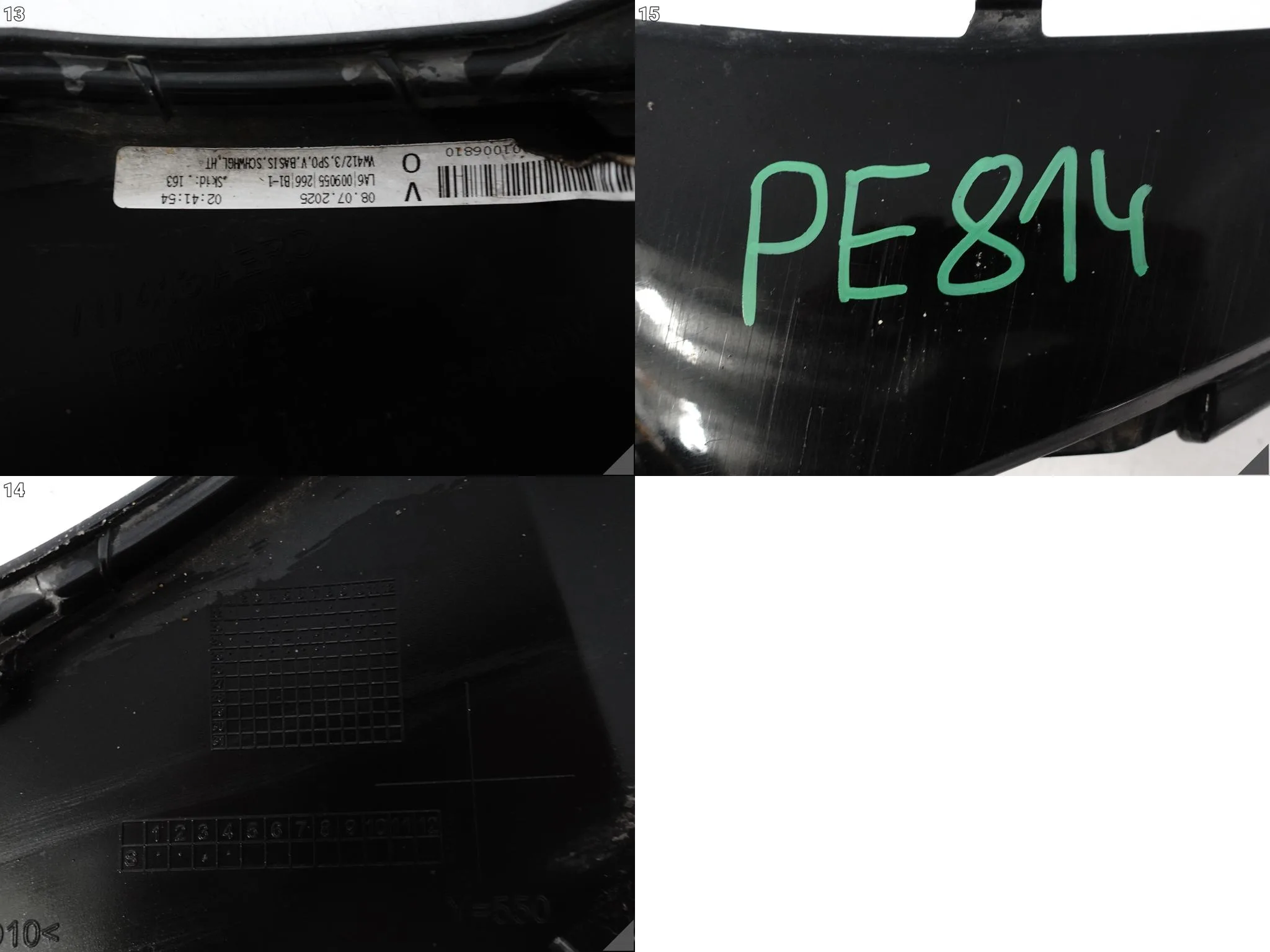 VW ID7 ID.7 14A 23- SPOILER LISTWA DOKŁADKA W ZDERZAK PRZÓD 14A805903 dc586370a3cb65810e9c831dfa94c660