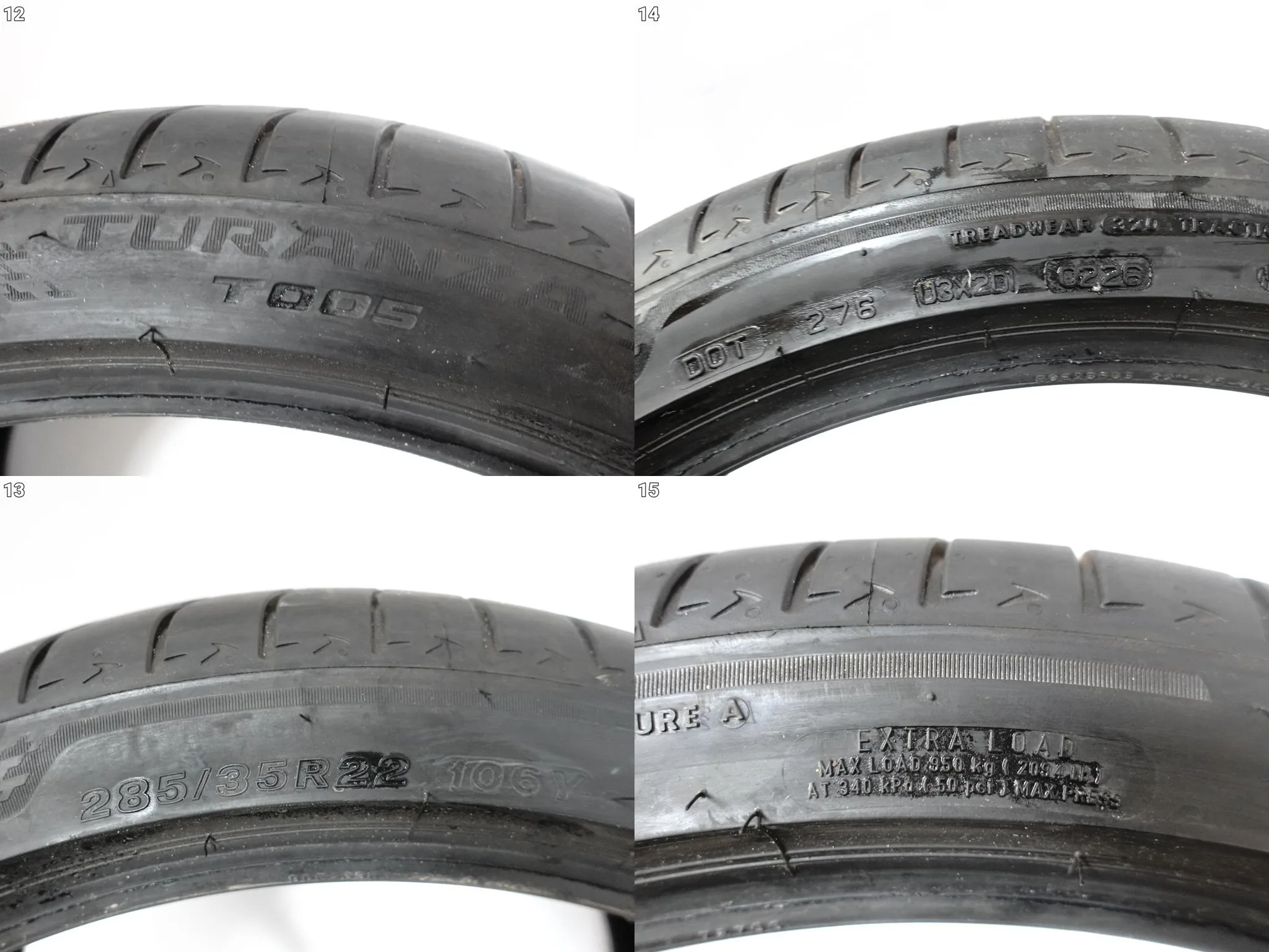 OPONY BRIDGESTONE TURANZA T005 B-SILENT 2szt 285/35 R22 106Y 2026 AO 8mm e7e0eb2aa9b4da5f2ce22cbbe8298157
