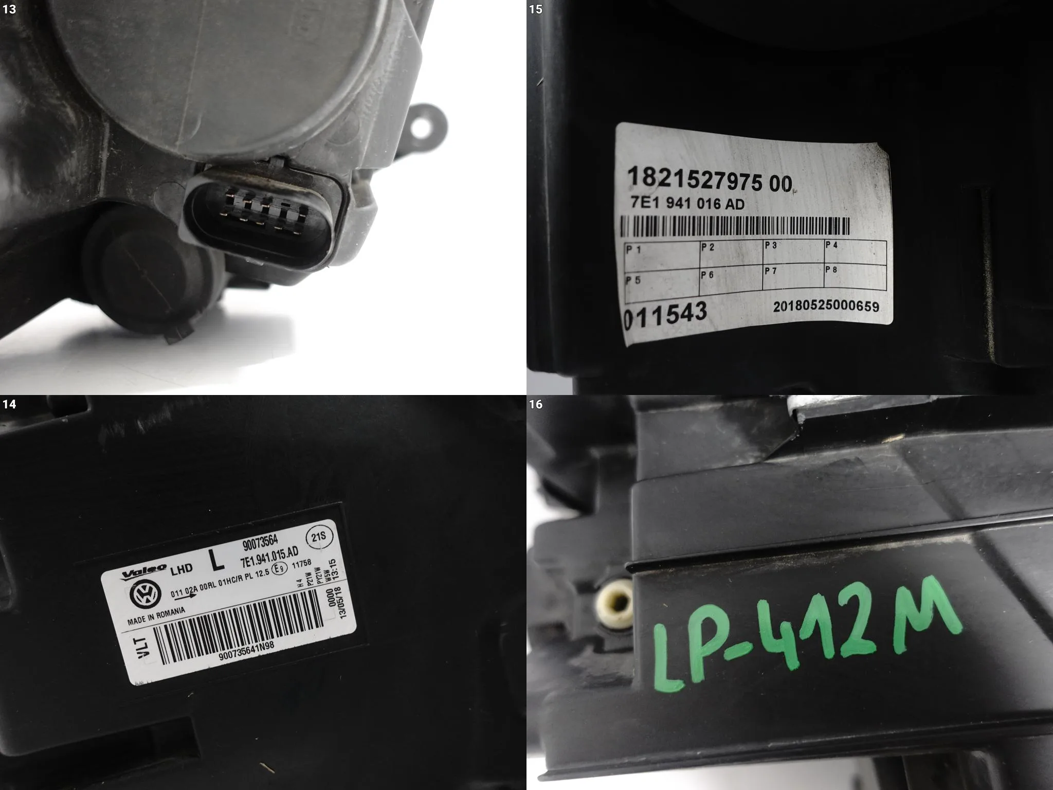 VW T6 TRANSPORTER 7E1 15-19 LAMPA HEADLIGHT ZWYKŁA HALOGEN H4 LEWA PRZÓD EU 9e185c2e30cb473de346e0846e3ea3c0
