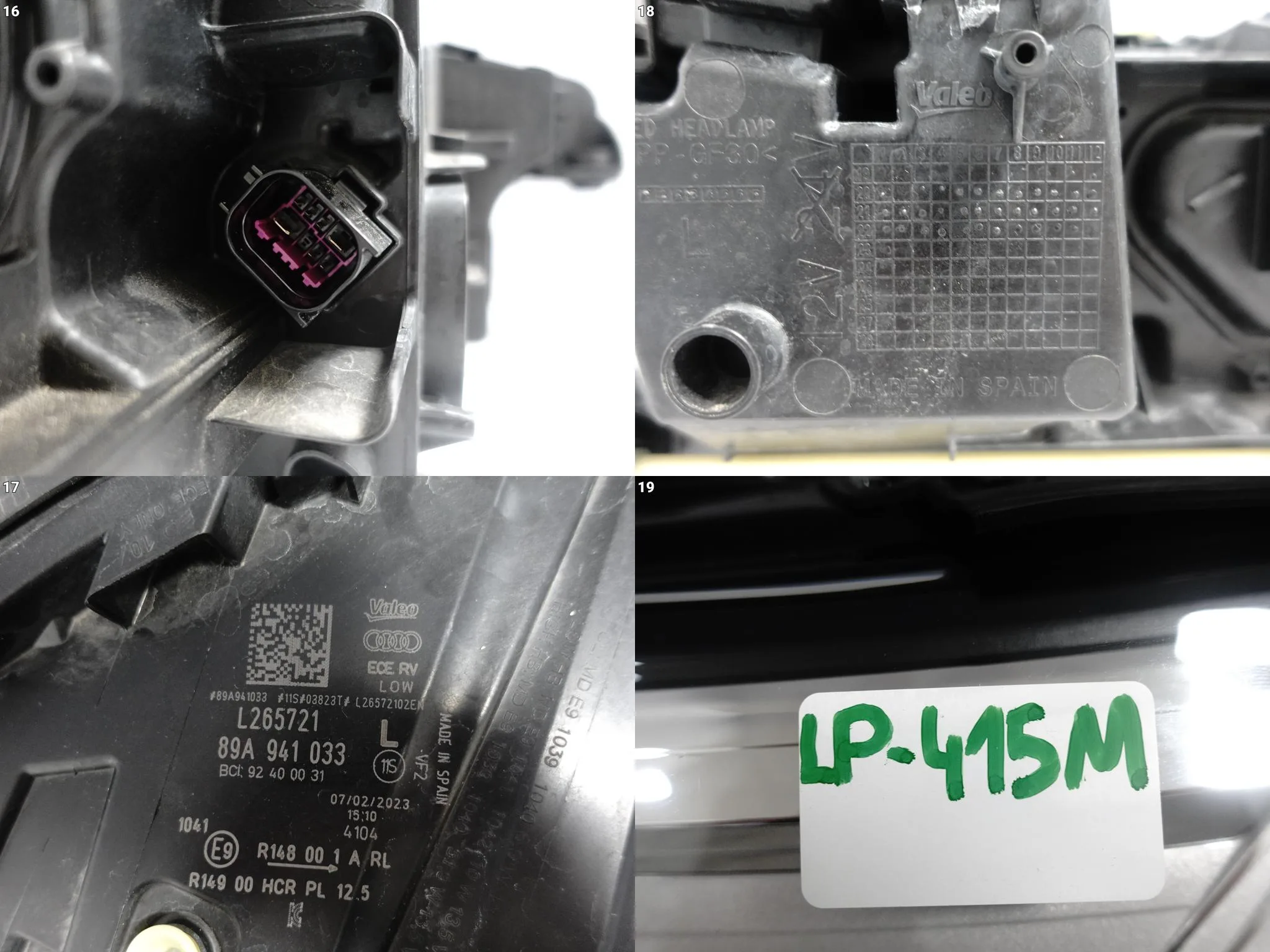 AUDI Q4 E-TRON 89A 21- LAMPA HEADLIGHT LOW FULL LED LEWA PRZÓD EUROPA 0a394b4ba65f441b78e46a96abe1fb97