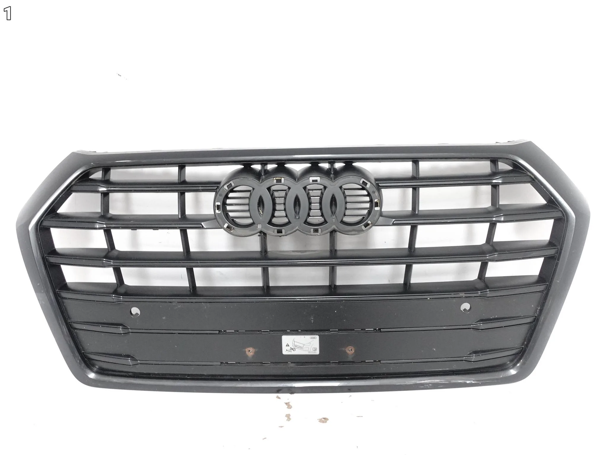 AUDI Q5 80A II FY S-LINE 17-21 GRILL ATRAPA W ZDERZAK PRZÓD BLACK (PDC) cecf17f9263e332493dbd6385ba6d0d7