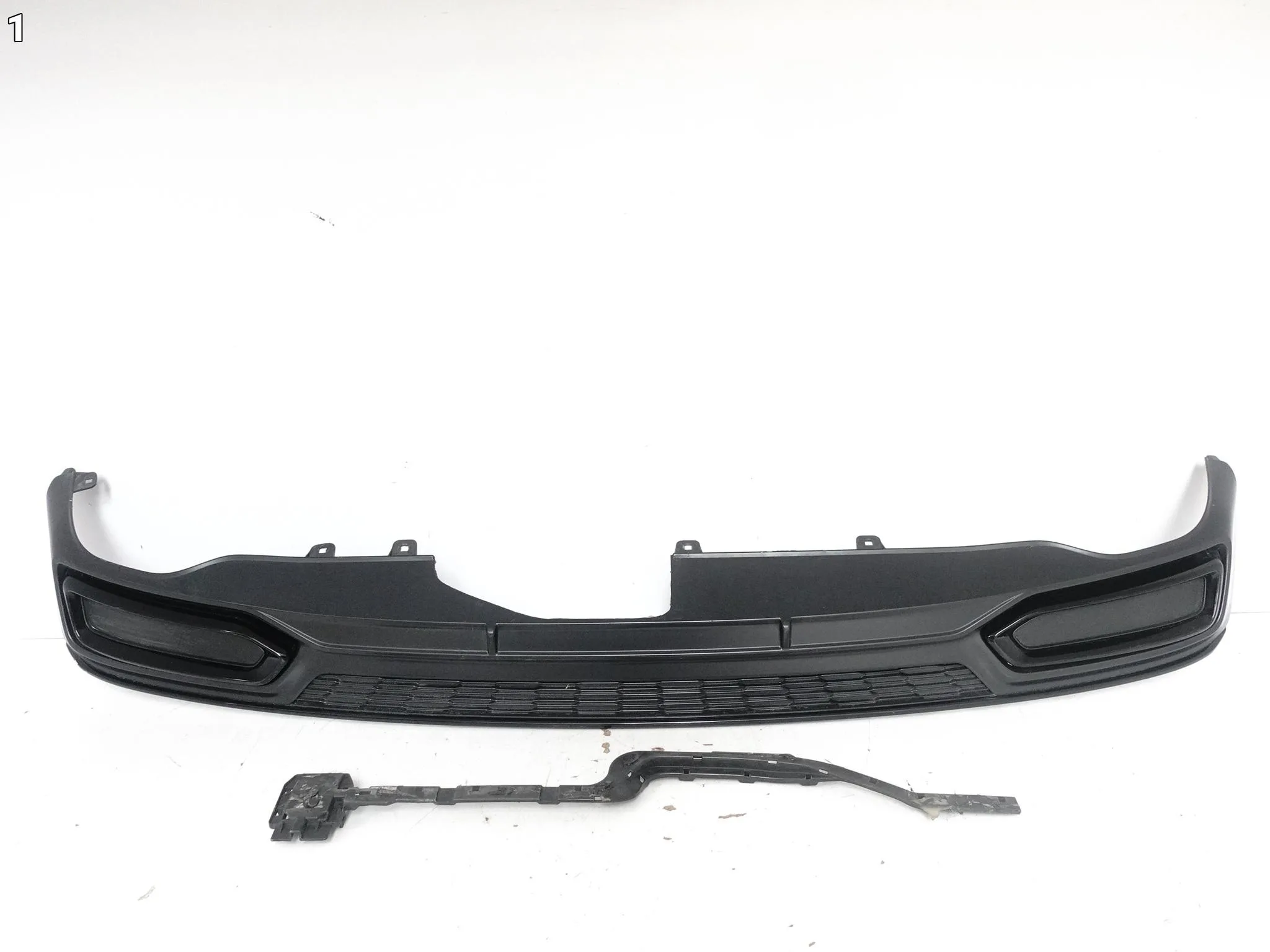 AUDI A6 4K0 C8 S-LINE 18-23 SPOILER DYFUZOR W ZDERZAK TYŁ + ŚLIZG + RAMKA 02988ef01387719464e9fa85e37061ac