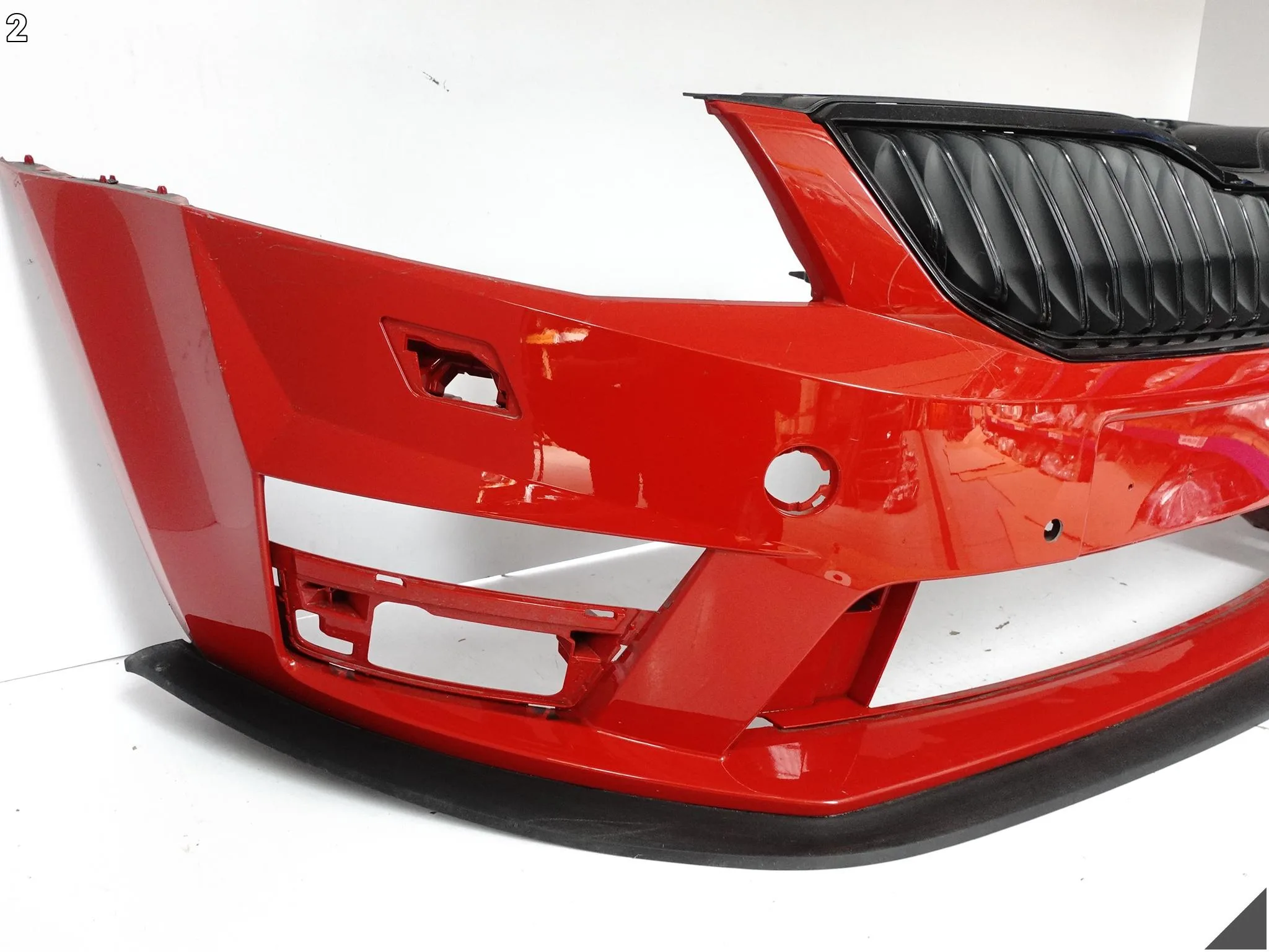 SKODA OCTAVIA 3 RS VRS 5E0 12-16 ZDERZAK + GRILL SPOILER PRZÓD PDC SPRYSKI 27c917114e9fa94e4245948f82ad44cd