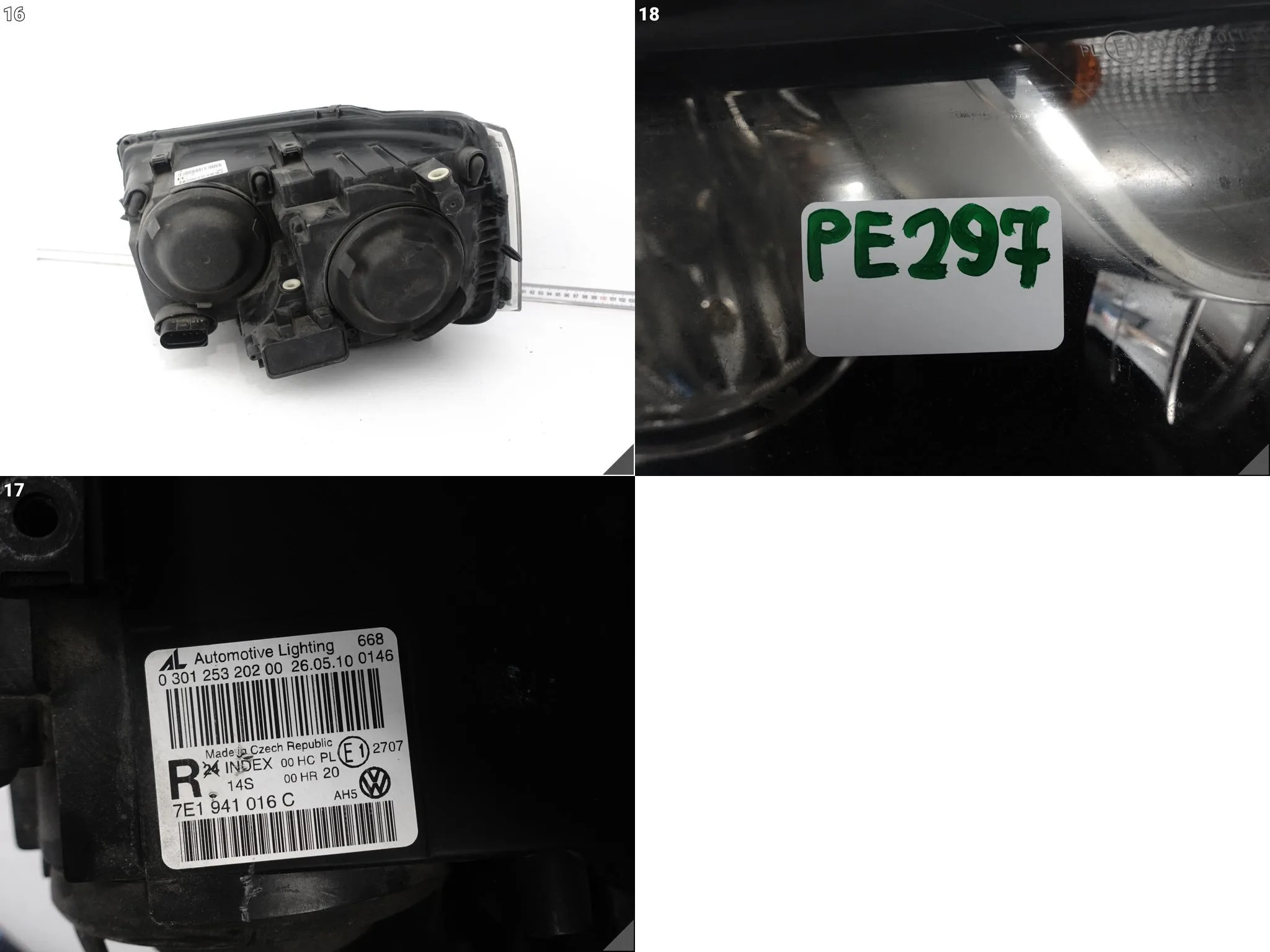 VW MULTIVAN CARAVELLE T5 7E1 LIFT 09-15 LAMPA HALOGEN ZWYKŁA PRAWA SREBRNA e751f4806f1d9838d19cd765348c6bb1