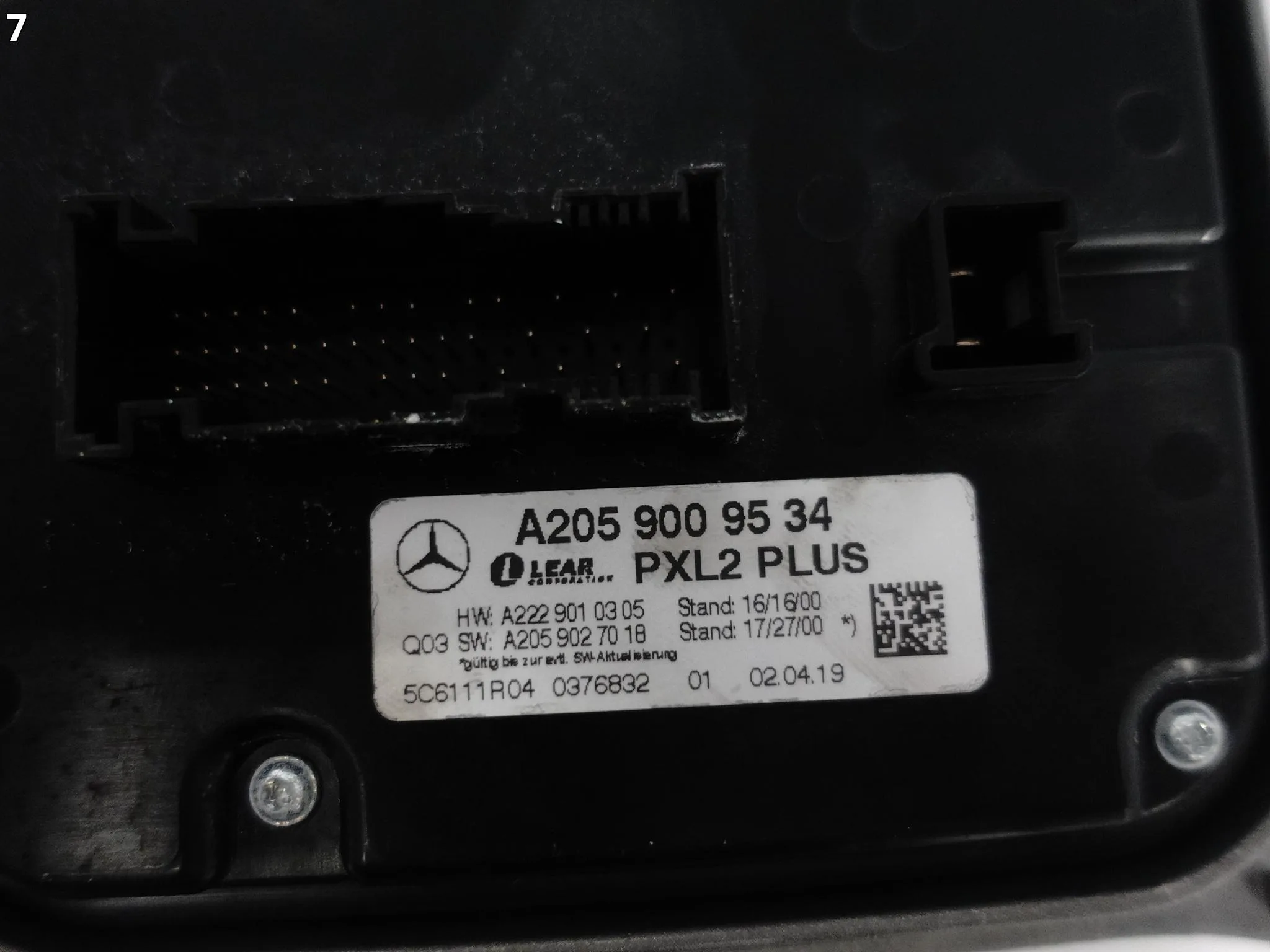 MERCEDES GLE W167 C167 W205 W213 C238 W222 S213 MODUŁ STEROWNIK LAMPY LED 7b09316b5683c4620b550ed898879542