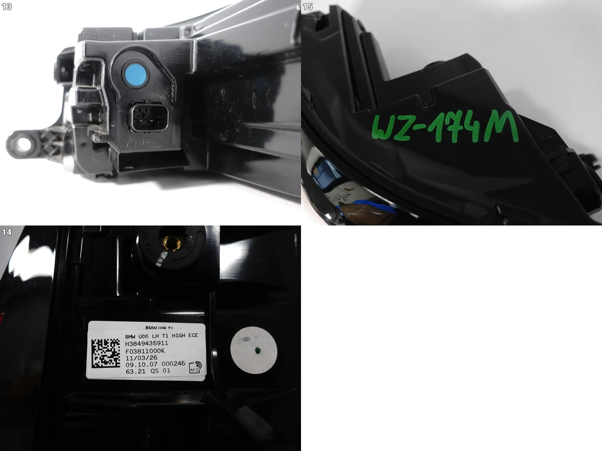 BMW 2 II U06 ACTIVE TOURER II 21- LAMPA LED LEWA W BŁOTNIK TYŁ EUROPA 139683381783b96ce86956273febb9a0