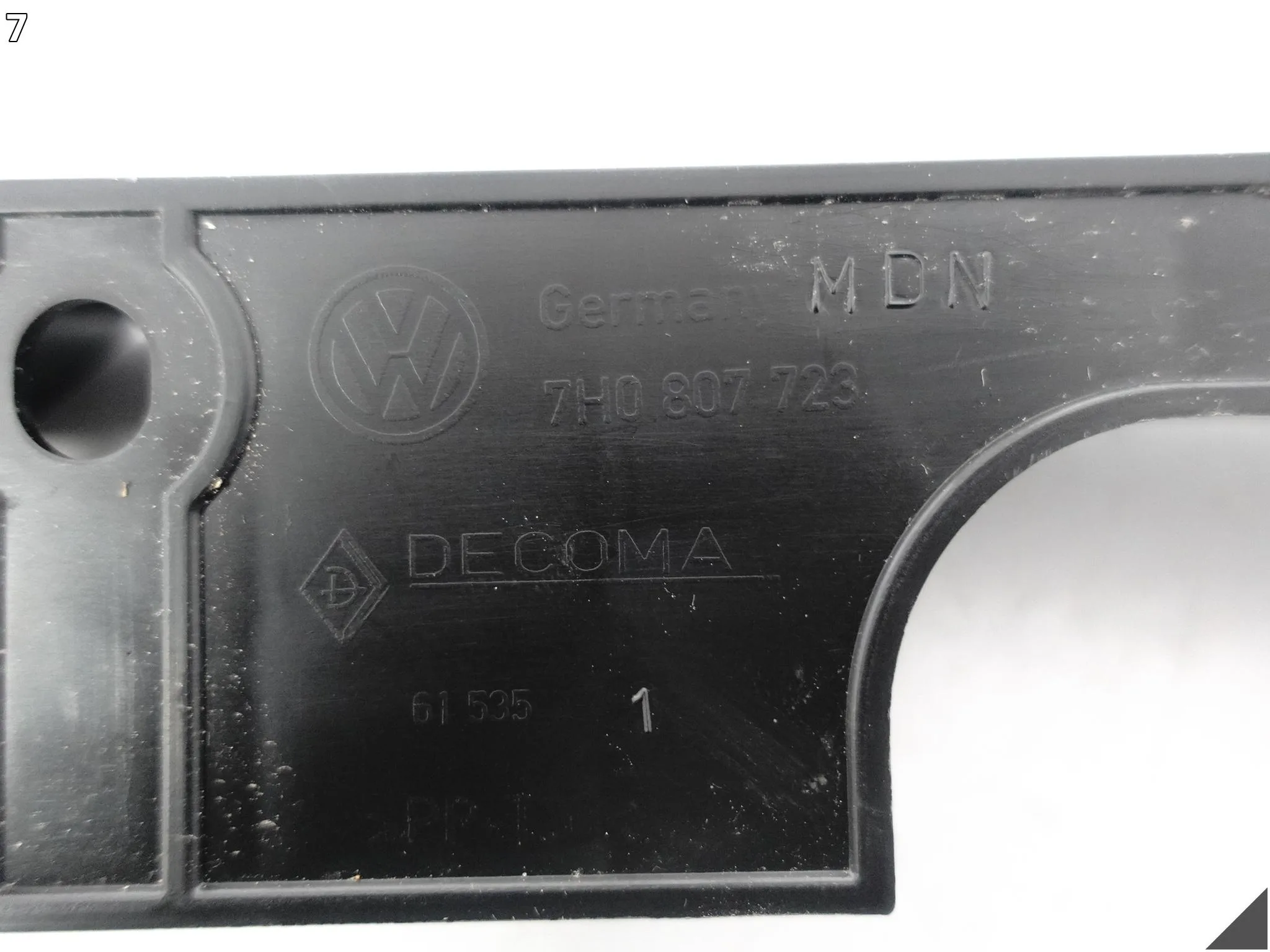 VW TRANSPORTER T5 T6 7H0 03- ŚLIZG WZMOCNIENIE MOCWANIE W ZDERZAK TYŁ ORG 1fc7c694ffb0478840157883afe47c0c