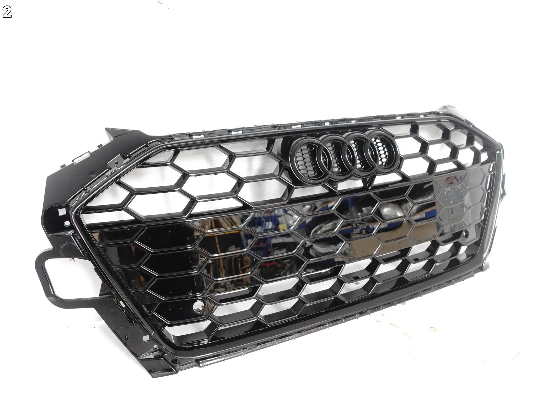 AUDI A4 B9 8W0 LIFT S-LINE 19-25 GRILL ATRAPA KRATKA W ZDERZAK BLACK (PDC) 08854a96691f36b73ef4c5ce07780903