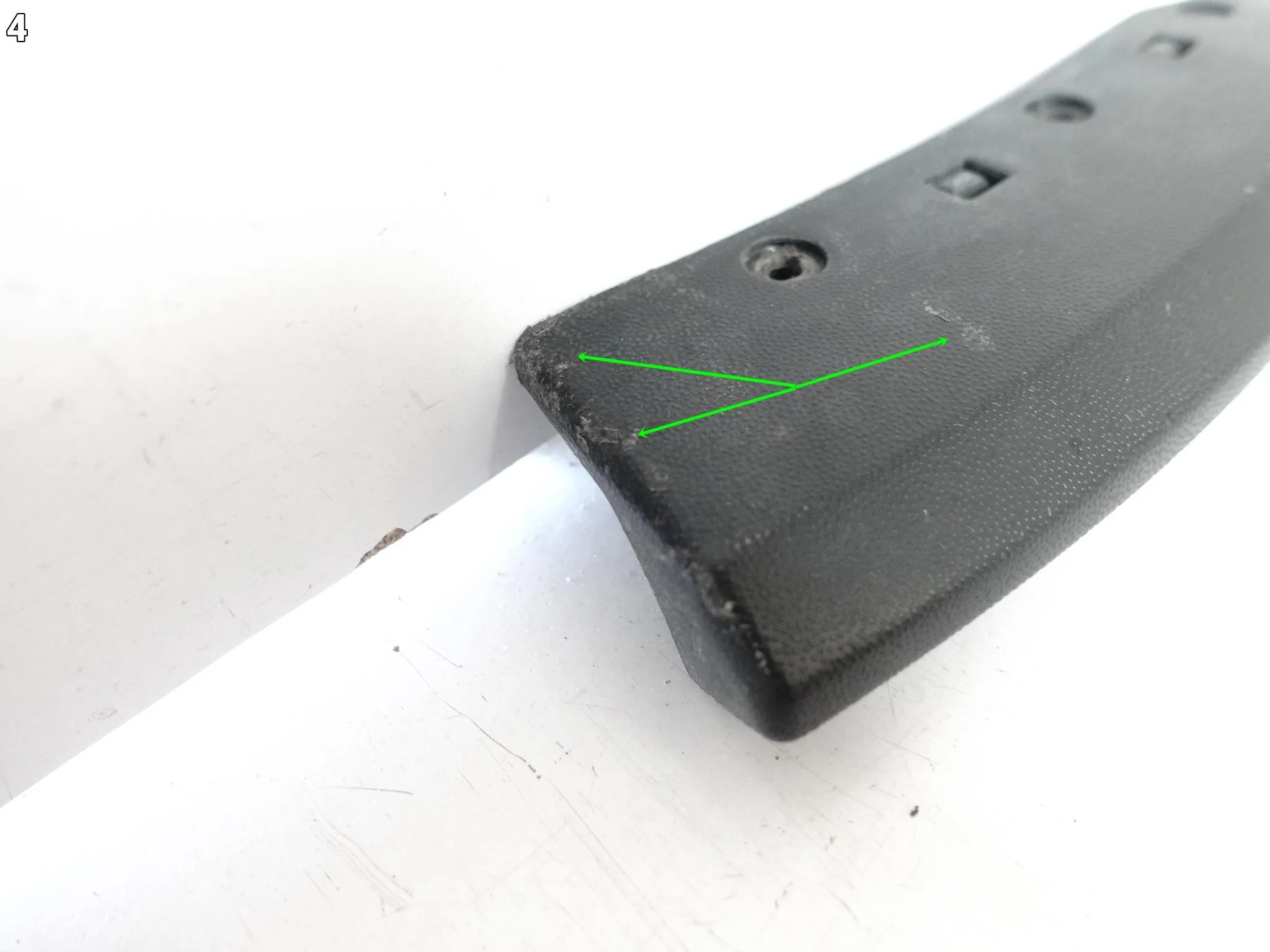 VW POLO VI 2G0 R-LINE LIFT 21- SPOILER LISTWA DOKŁADKA W ZDERZAK PRZÓD LEWA 77608935f1ee04beea3e7a3896d4d244