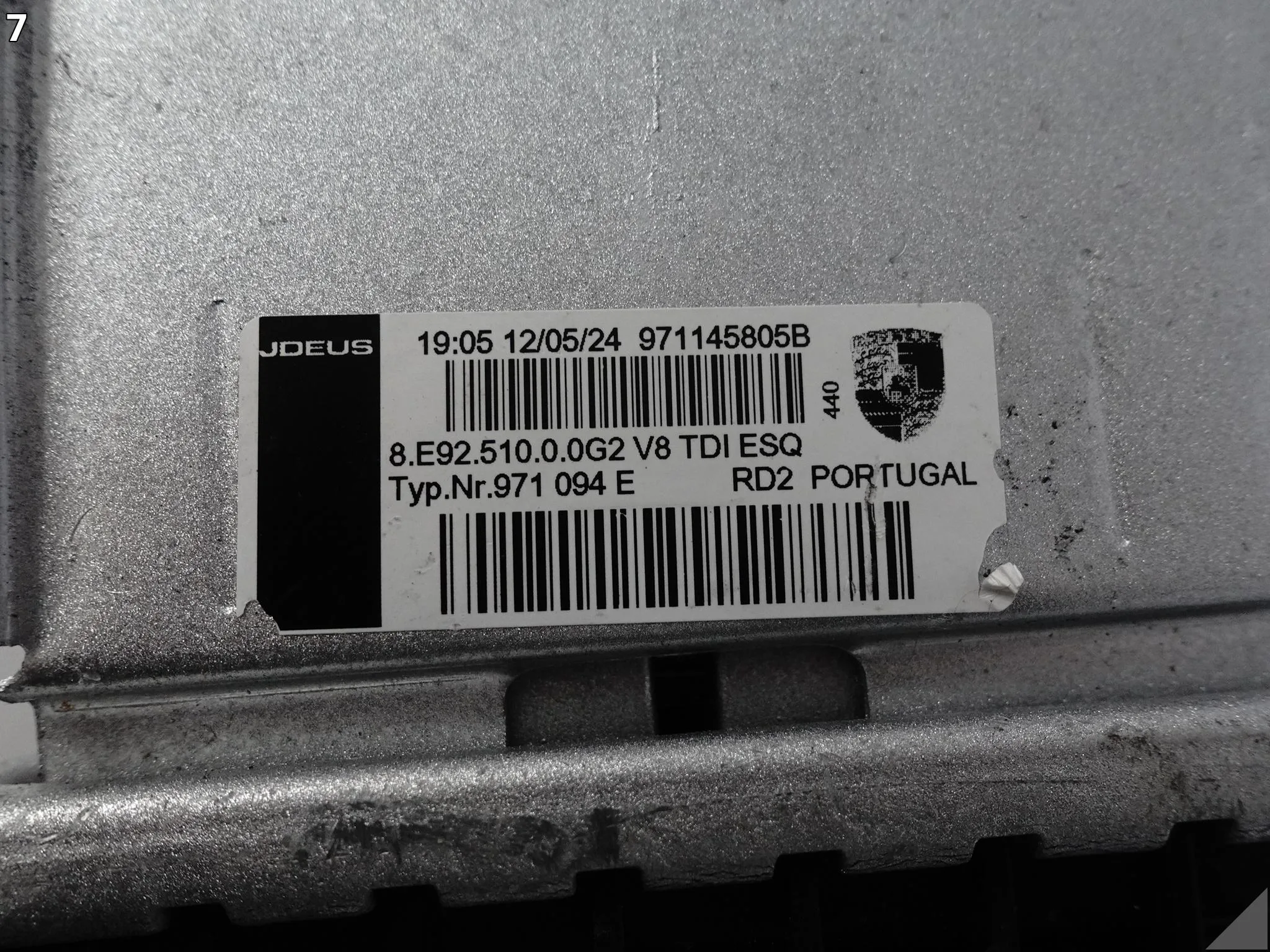 PORSCHE PANAMERA G2 971 16- INTERCOOLER CHŁODNICA POWIETRZA V8 TDI ESQ ORG 4dcf176603c0cfb965b569d6ac0b3708
